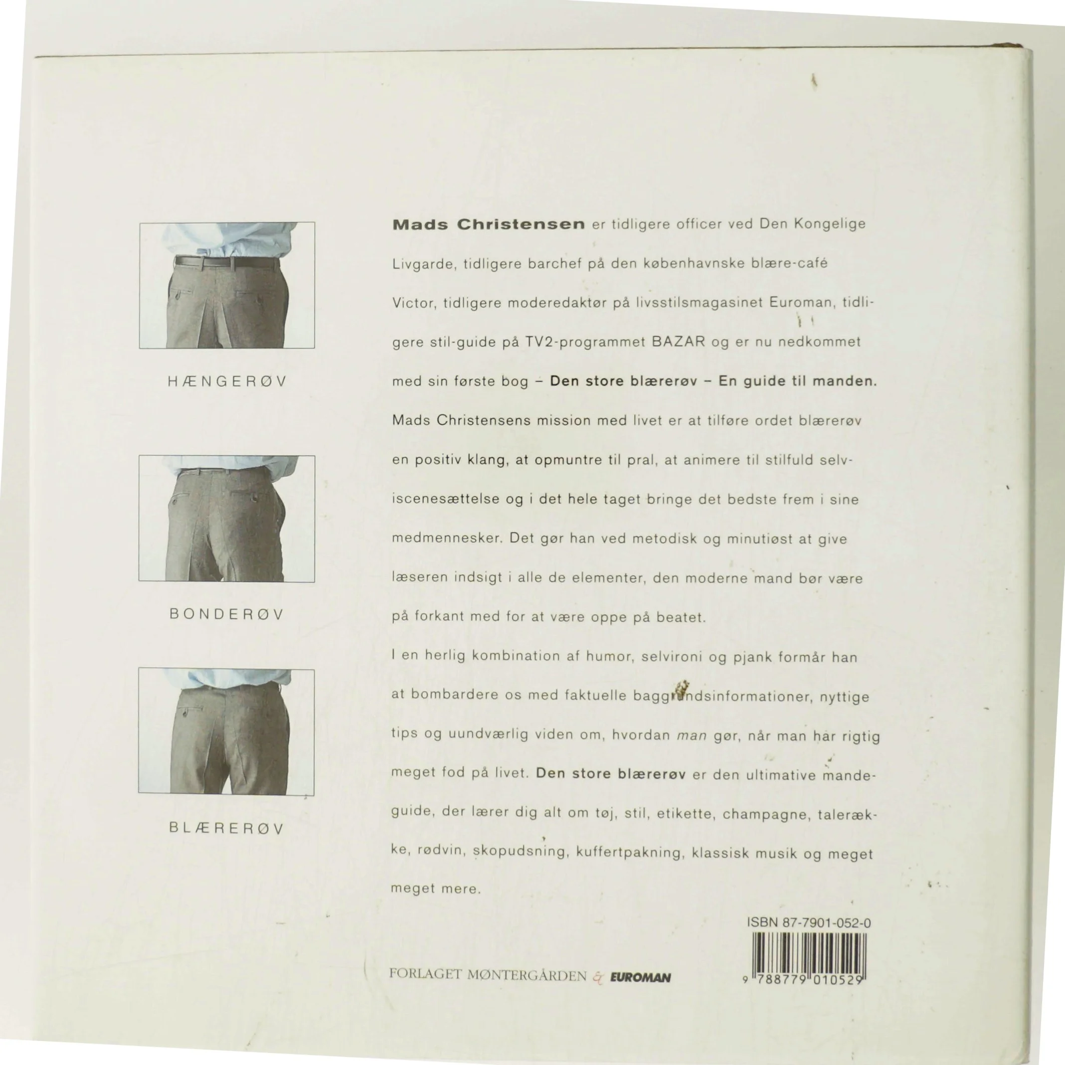 Den store blærerøv : en guide til manden af Mads Christensen (Bog)