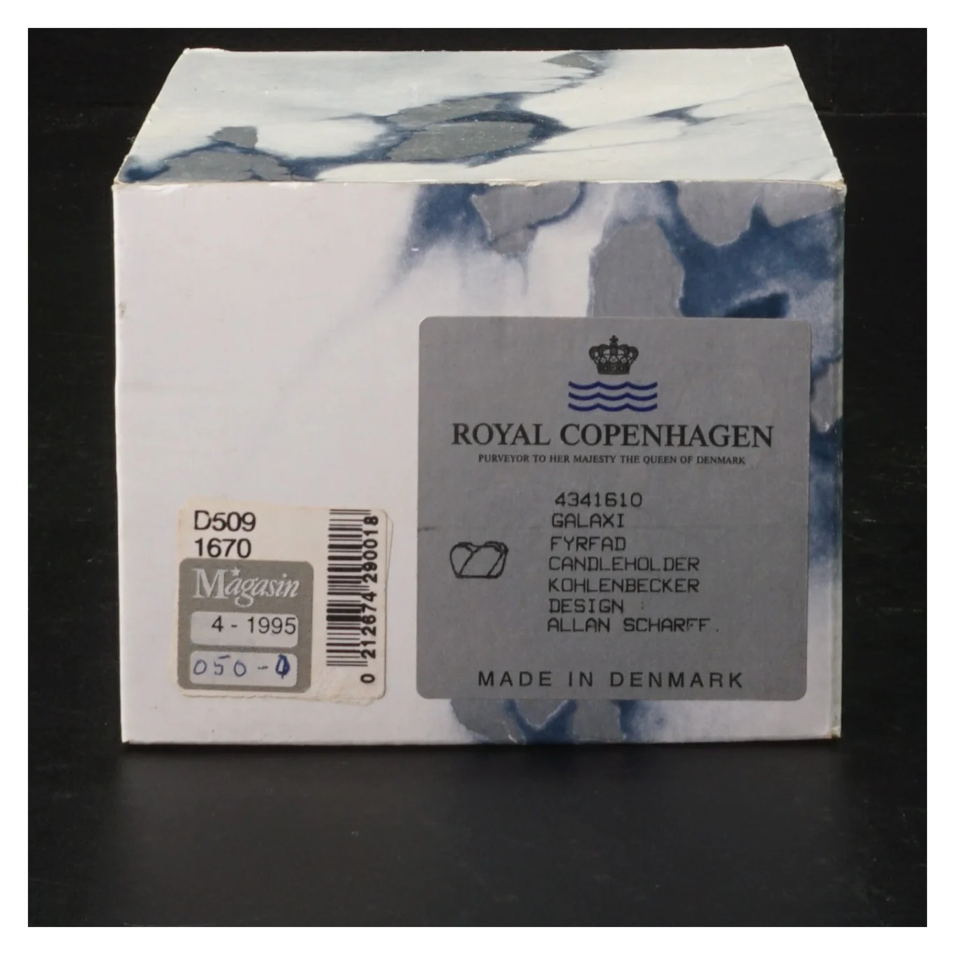 Galaxi fyrfadsstage fra Royal Copenhagen