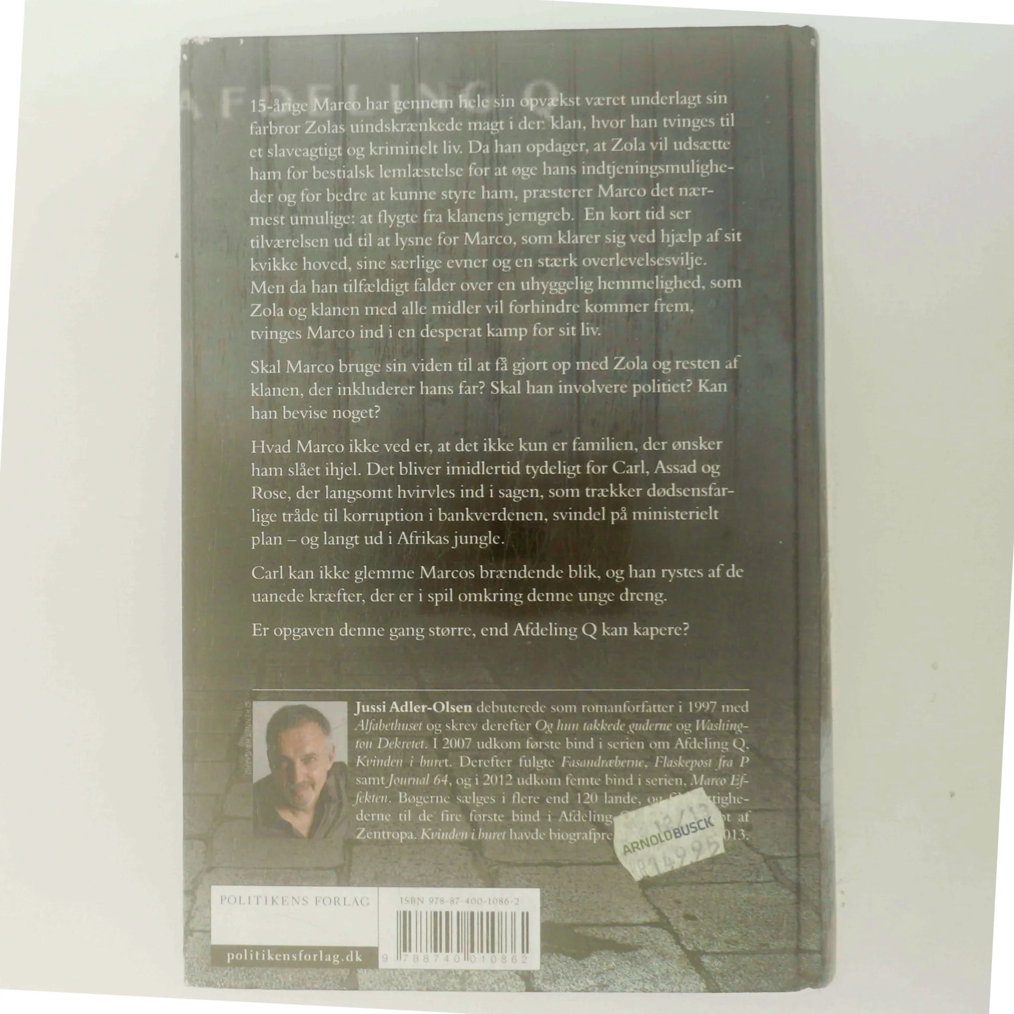 Marco effekten : krimithriller af Jussi Adler-Olsen (Bog)