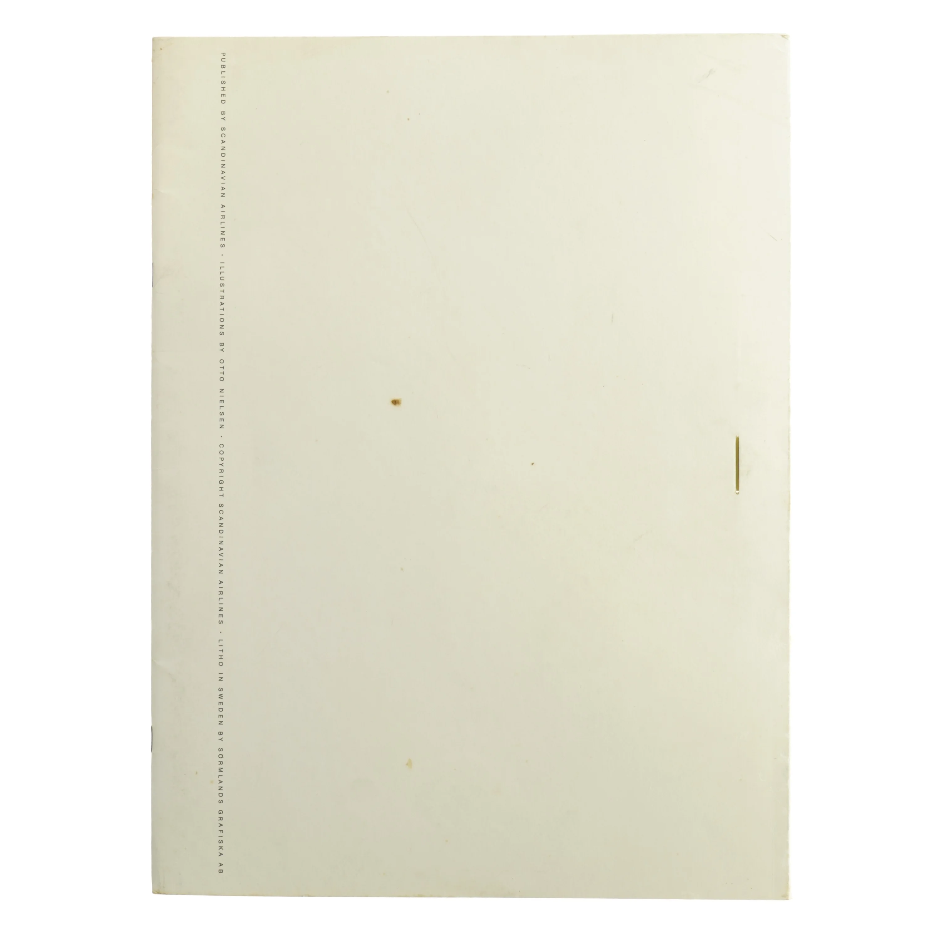 Vintage SAS Vægkalender fra 1972 (str. 41 x 30 cm)