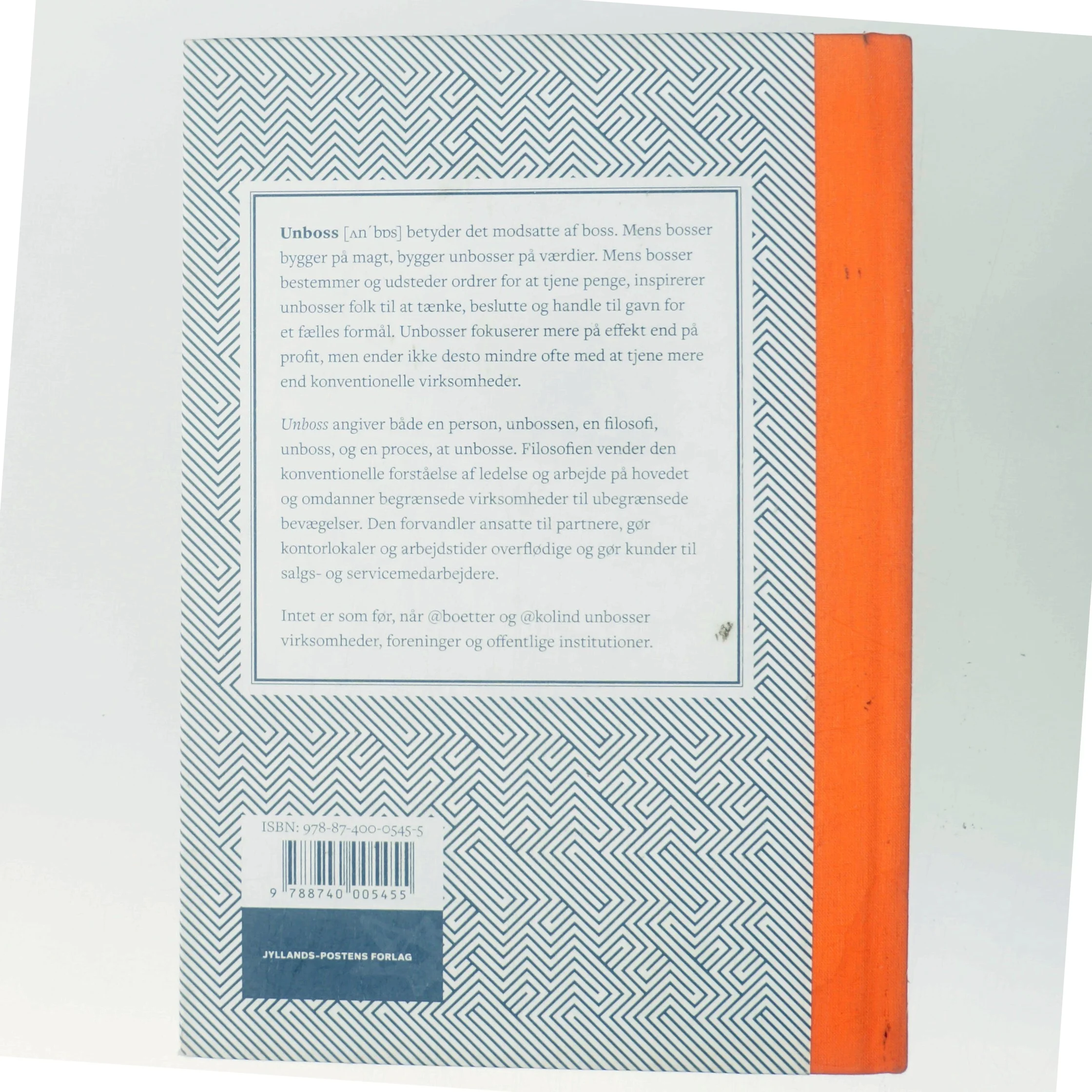 Unboss af Lars Kolind (Bog)