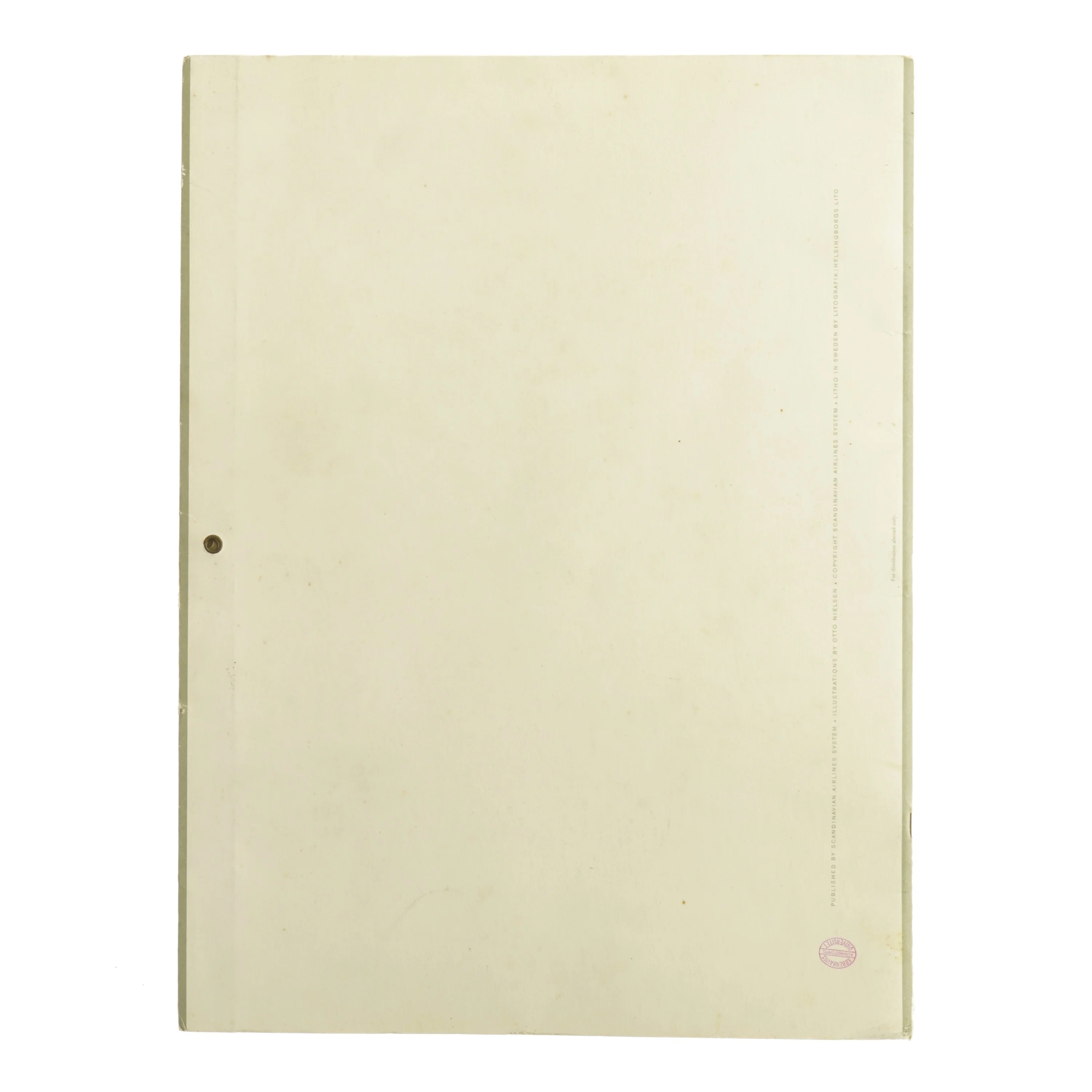 Vintage SAS sportskalender fra Sas (str. 42 x 32 cm)