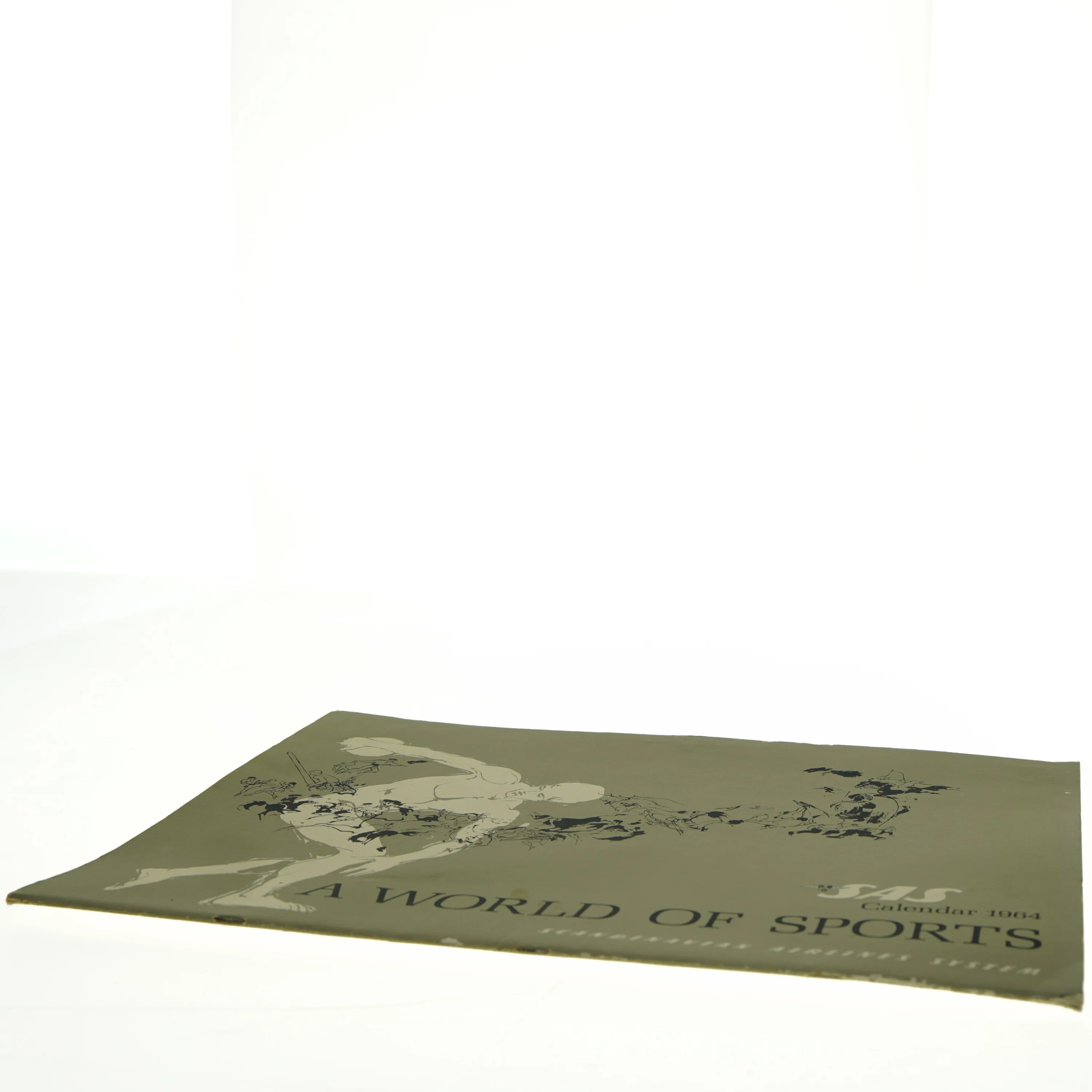 Vintage SAS sportskalender fra Sas (str. 42 x 32 cm)