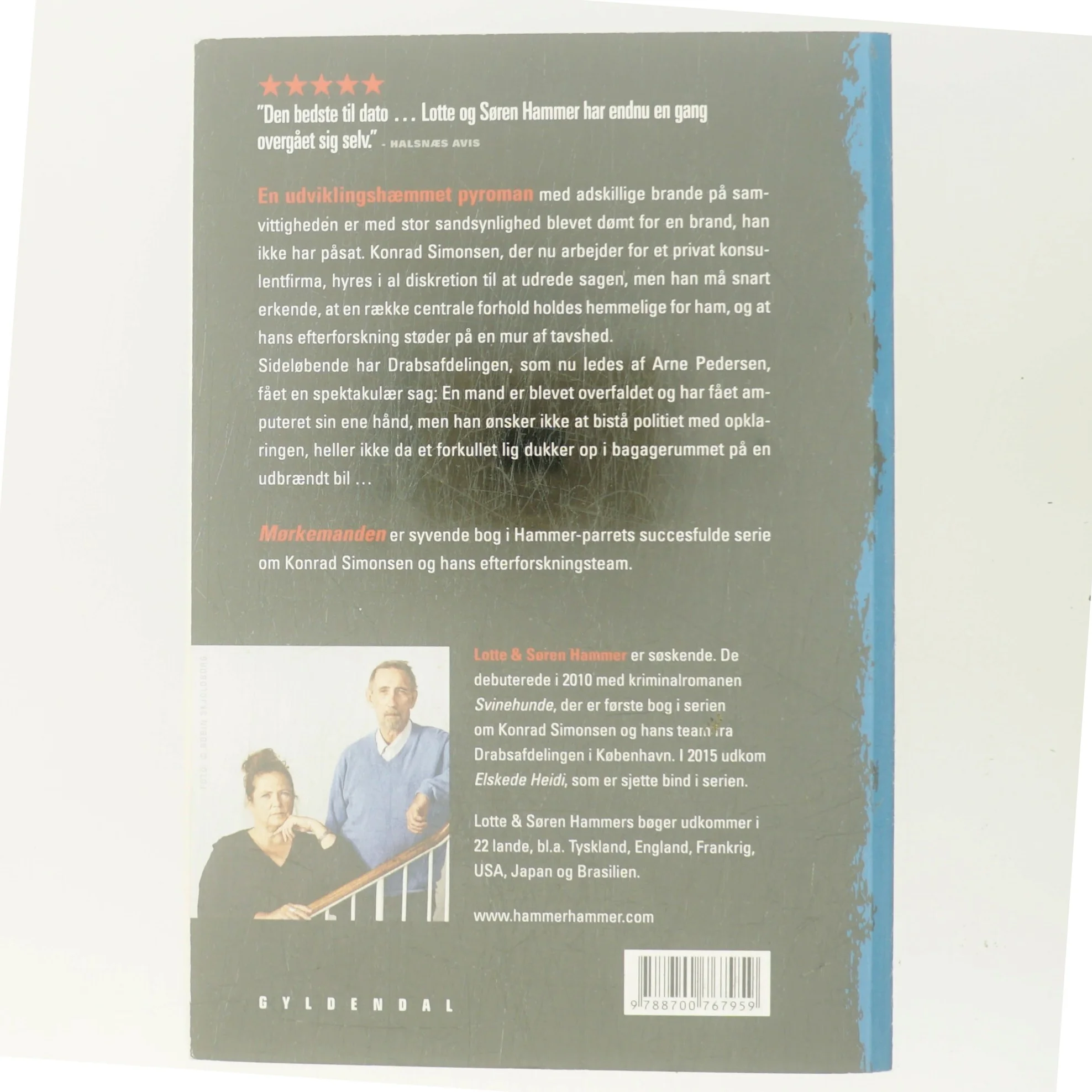 Mørkemanden : kriminalroman af Lotte Hammer (Bog)