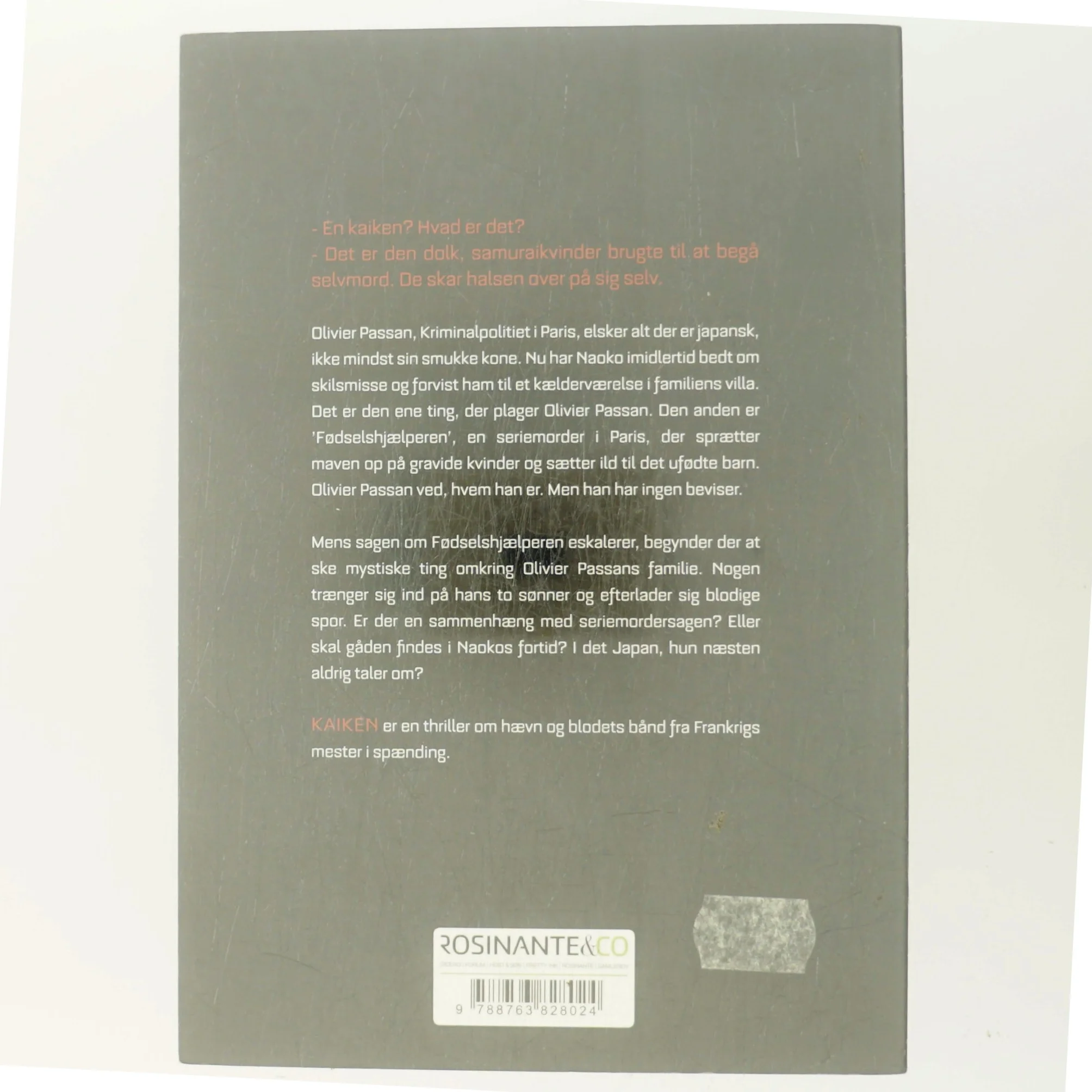 Kaiken af Jean-Christophe Grangé (Bog)