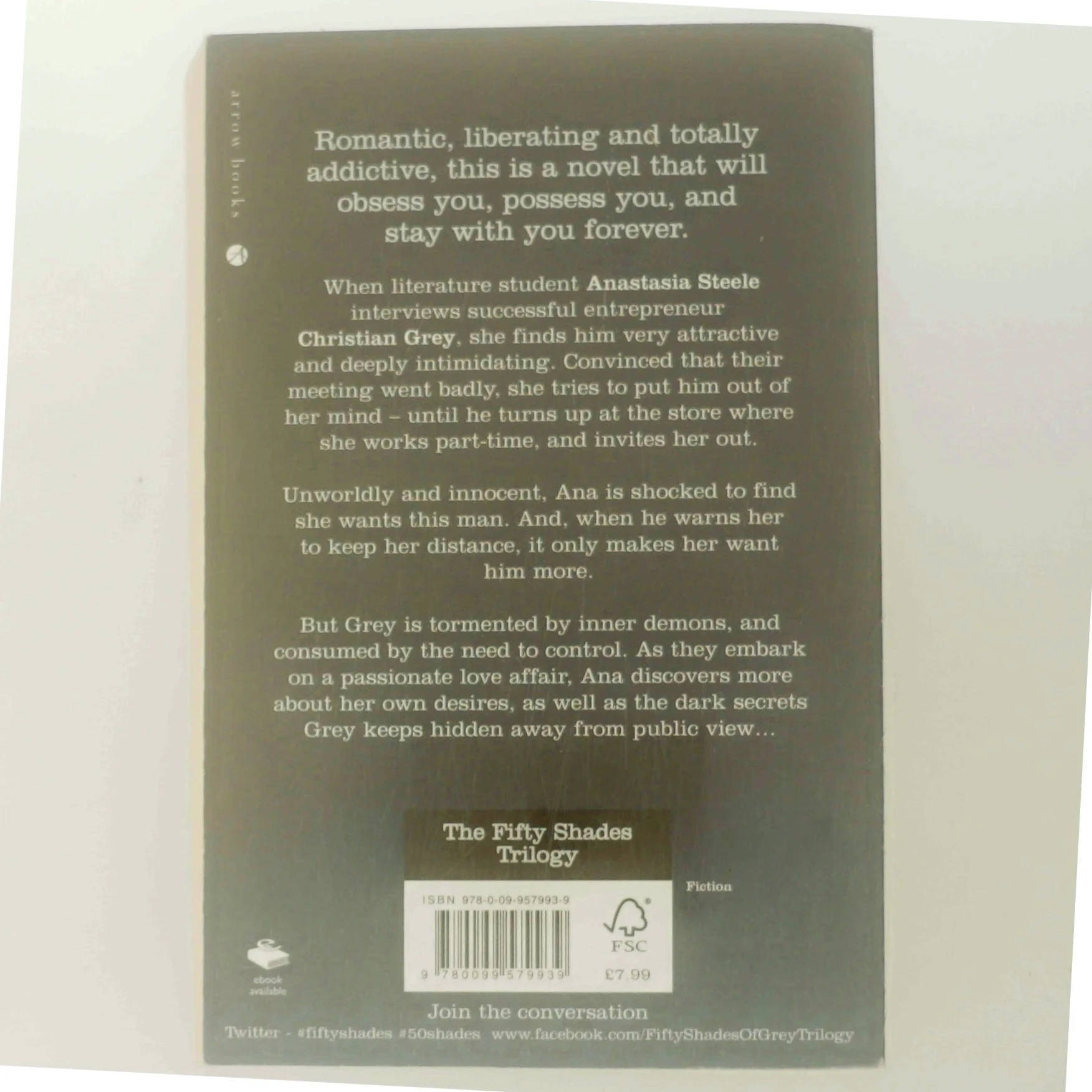 Fifty Shades Trilogy. I, Fifty shades of grey af E. L. James (Bog)
