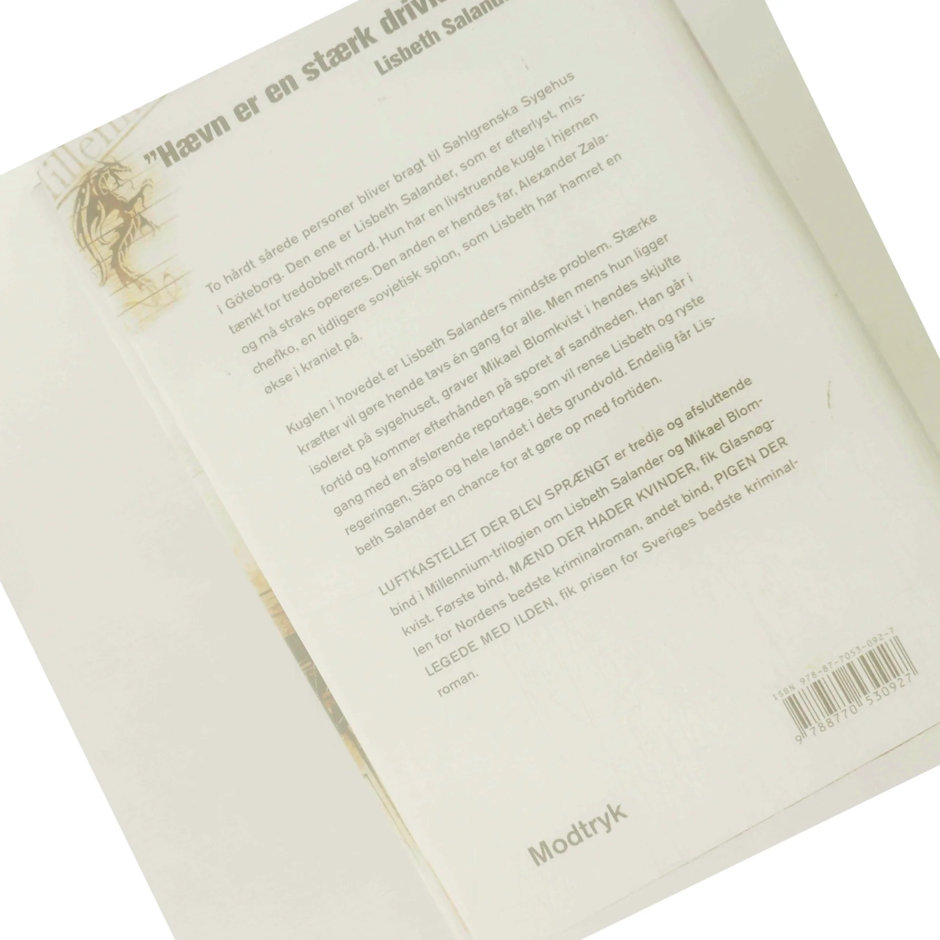 Luftkastelletderblevsprngt Stir up a Hornets' Nest of Girl. Shi Dige Larsen. the Danish Original. Hardcover](chinese Edition) af Stieg Larsson (Bog)