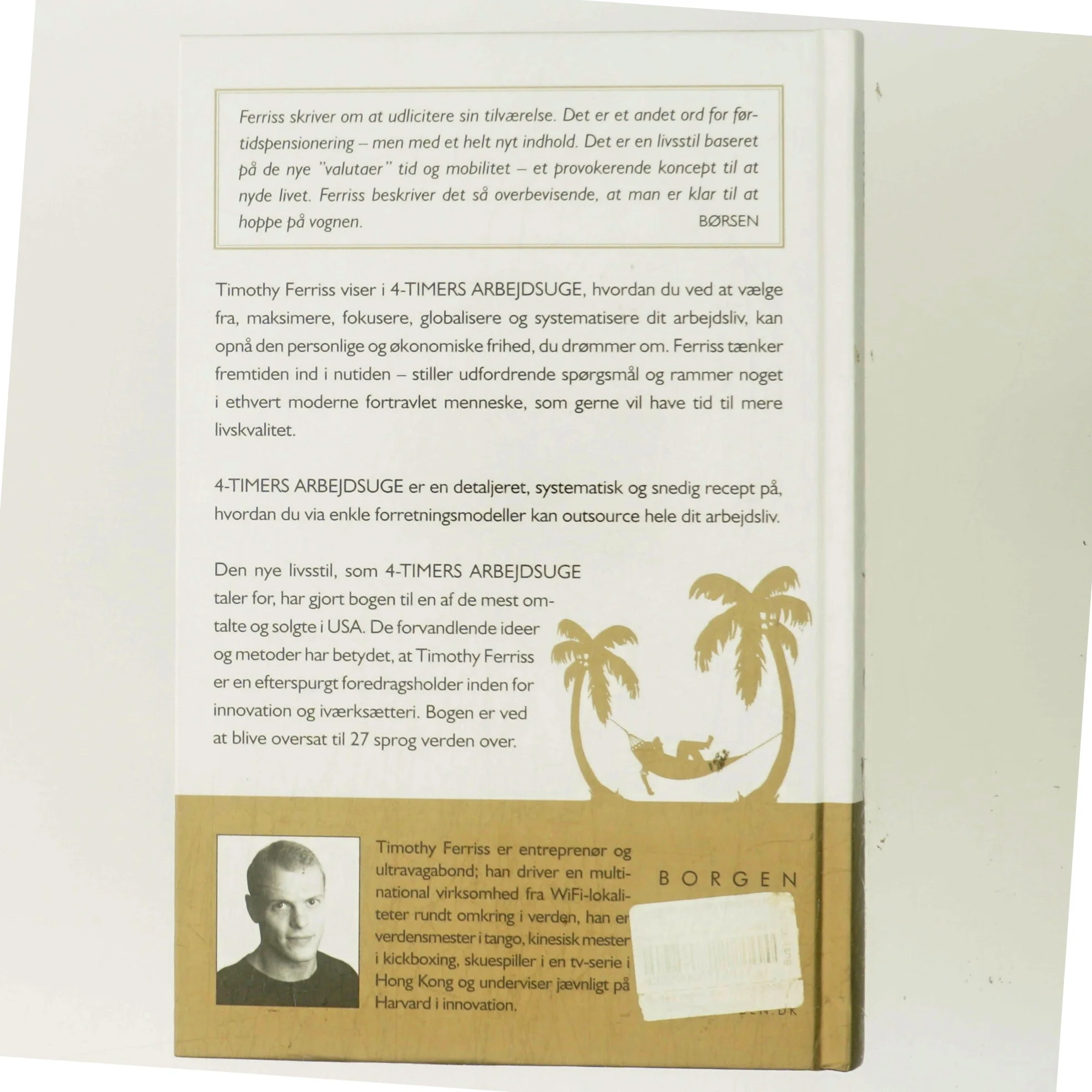 4-timers arbejdsuge af Timothy Ferriss (Bog)