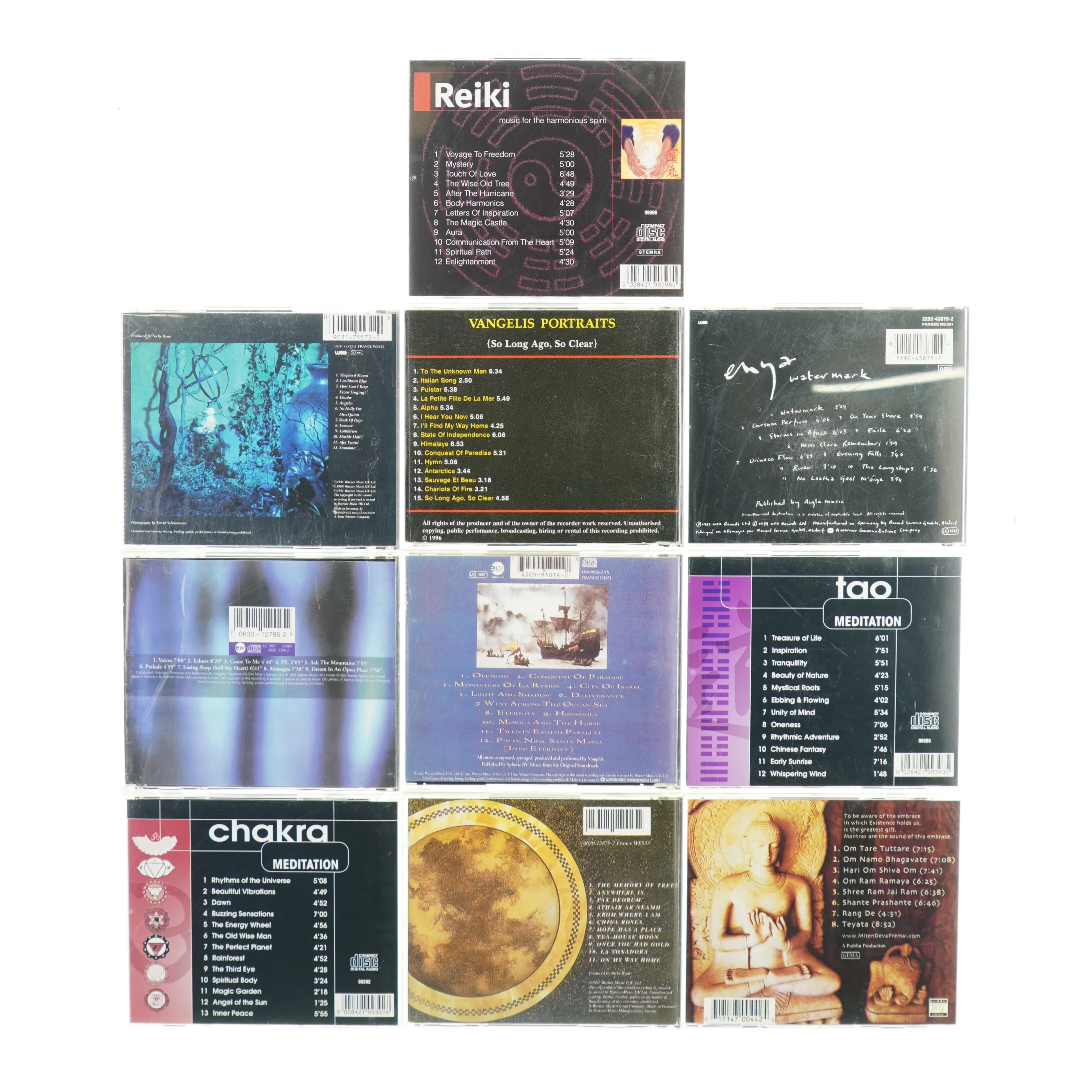 Forskellige spirituelle cd´er fra Cd