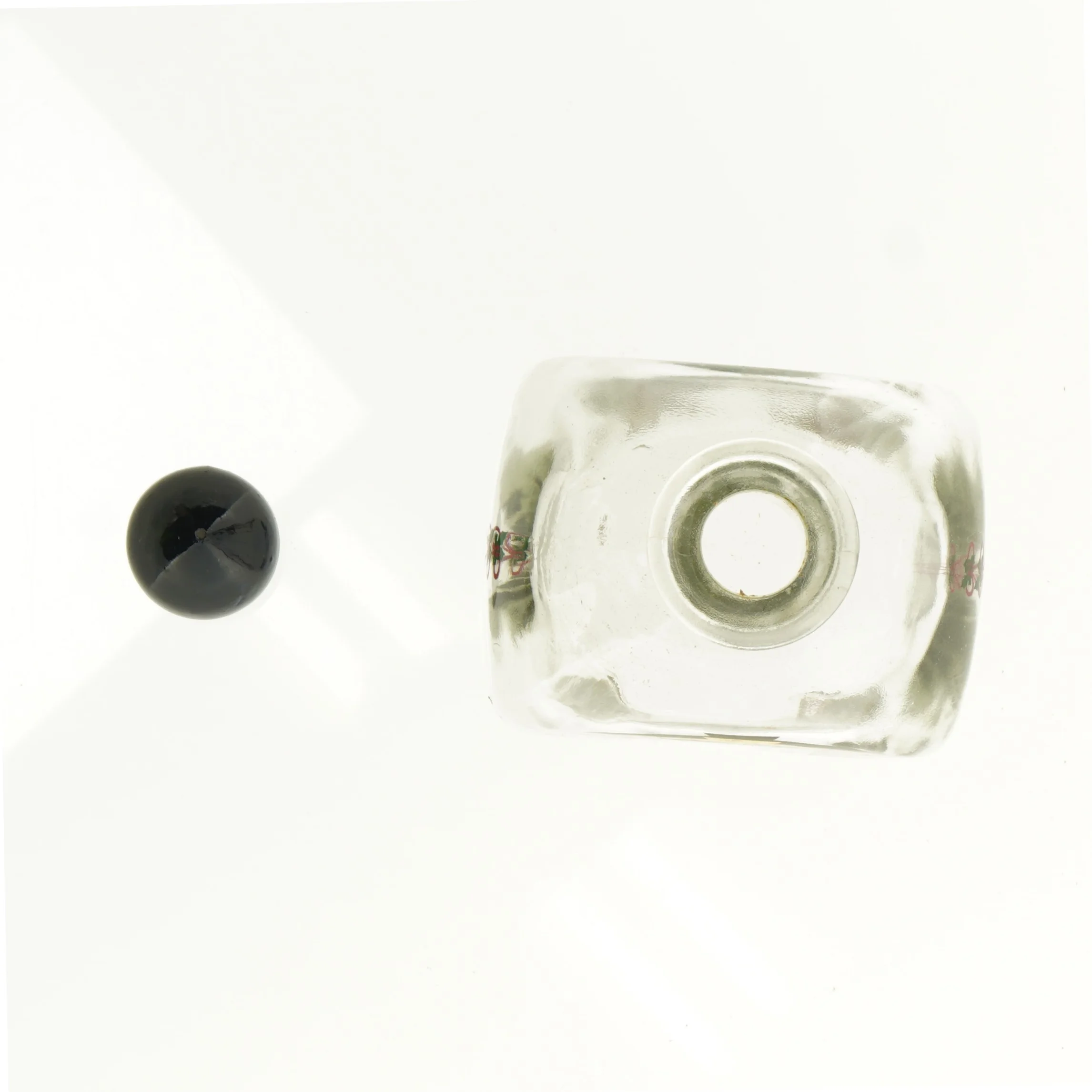 Karaffel til julesnaps fra Holmegaard (str. 21 x 9 cm)