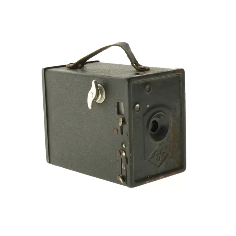 Gammelt kamera fra Agfa (str. 13 x 8 cm)