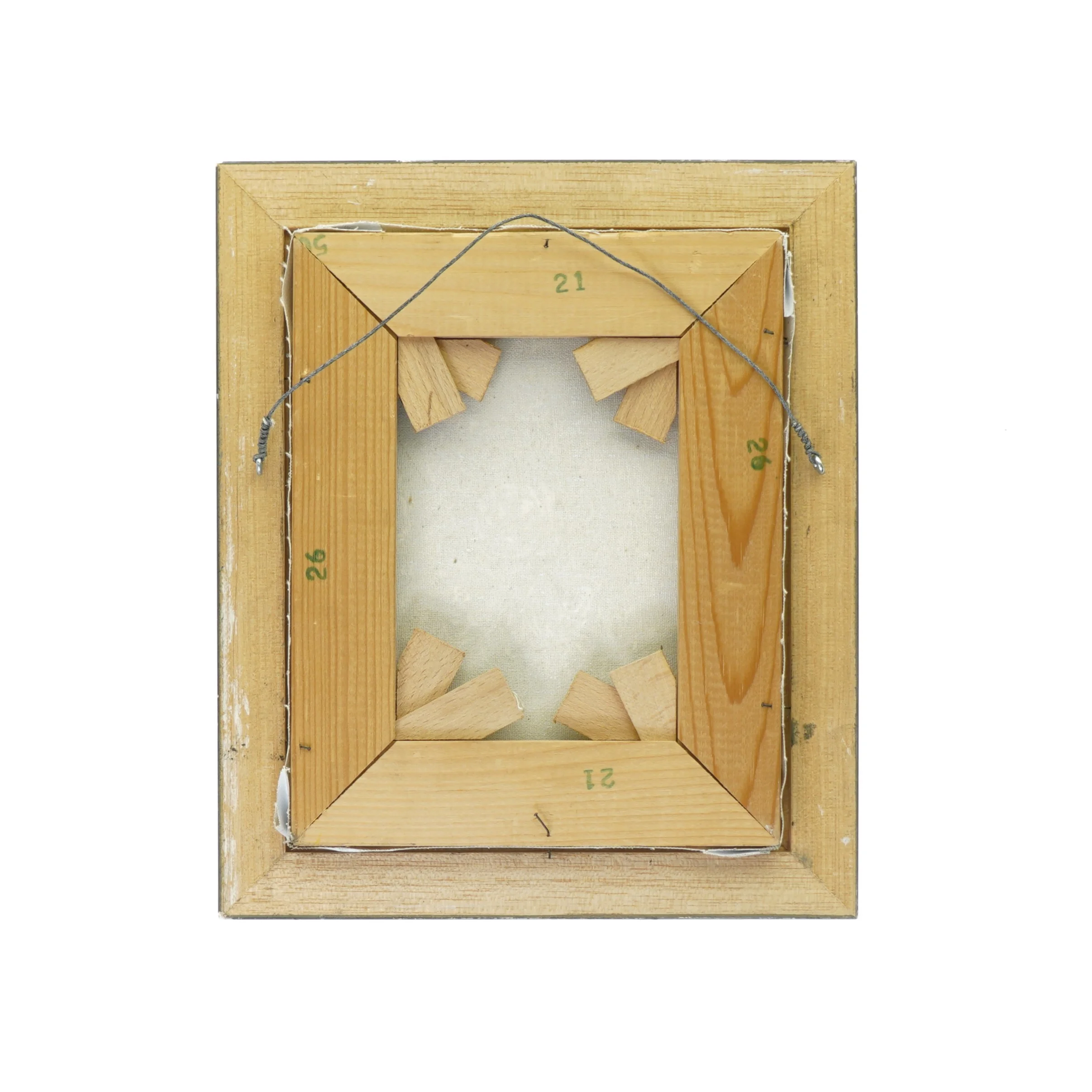 Billede med blomstermotiv (str. 32 x 27 cm)