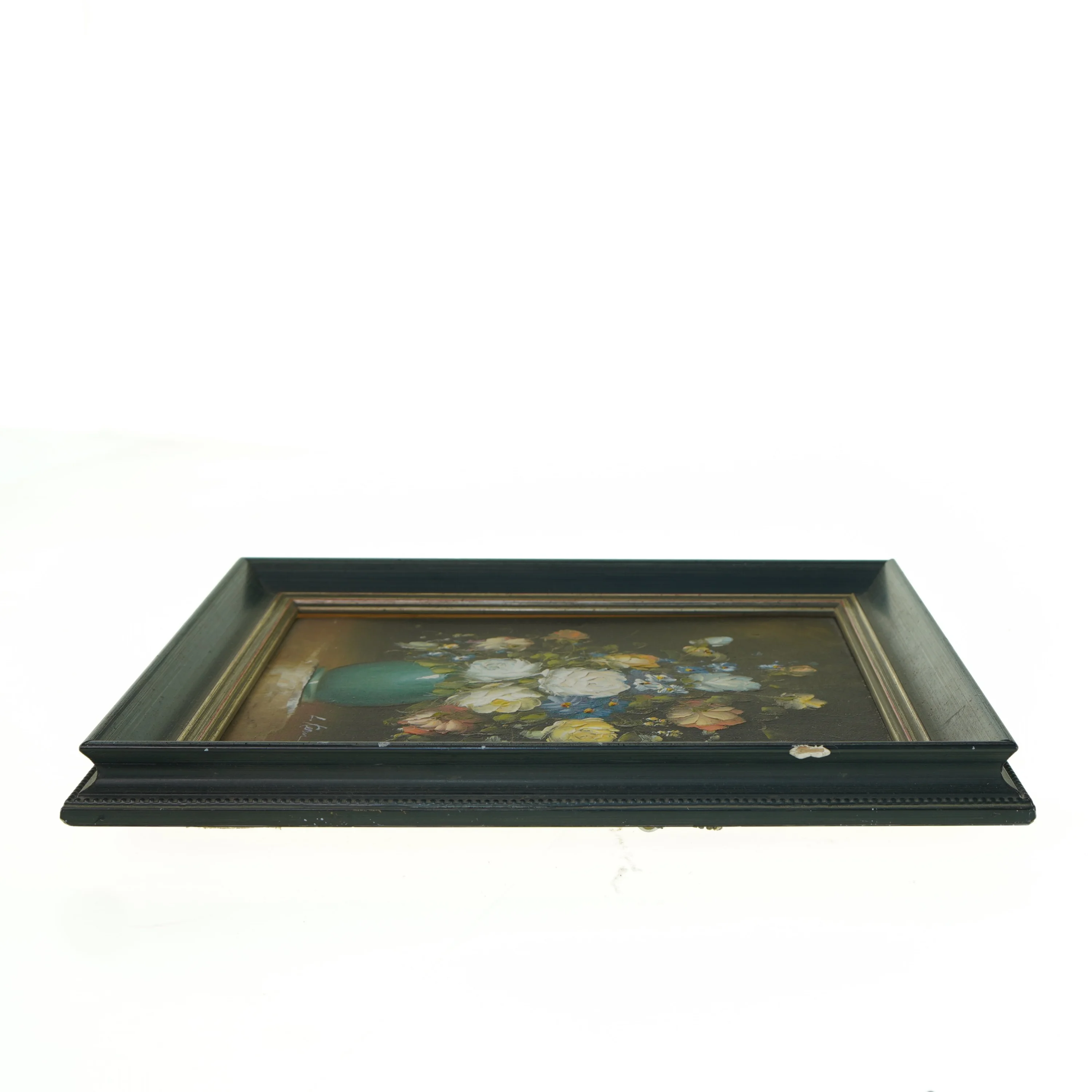 Billede med blomstermotiv (str. 32 x 27 cm)