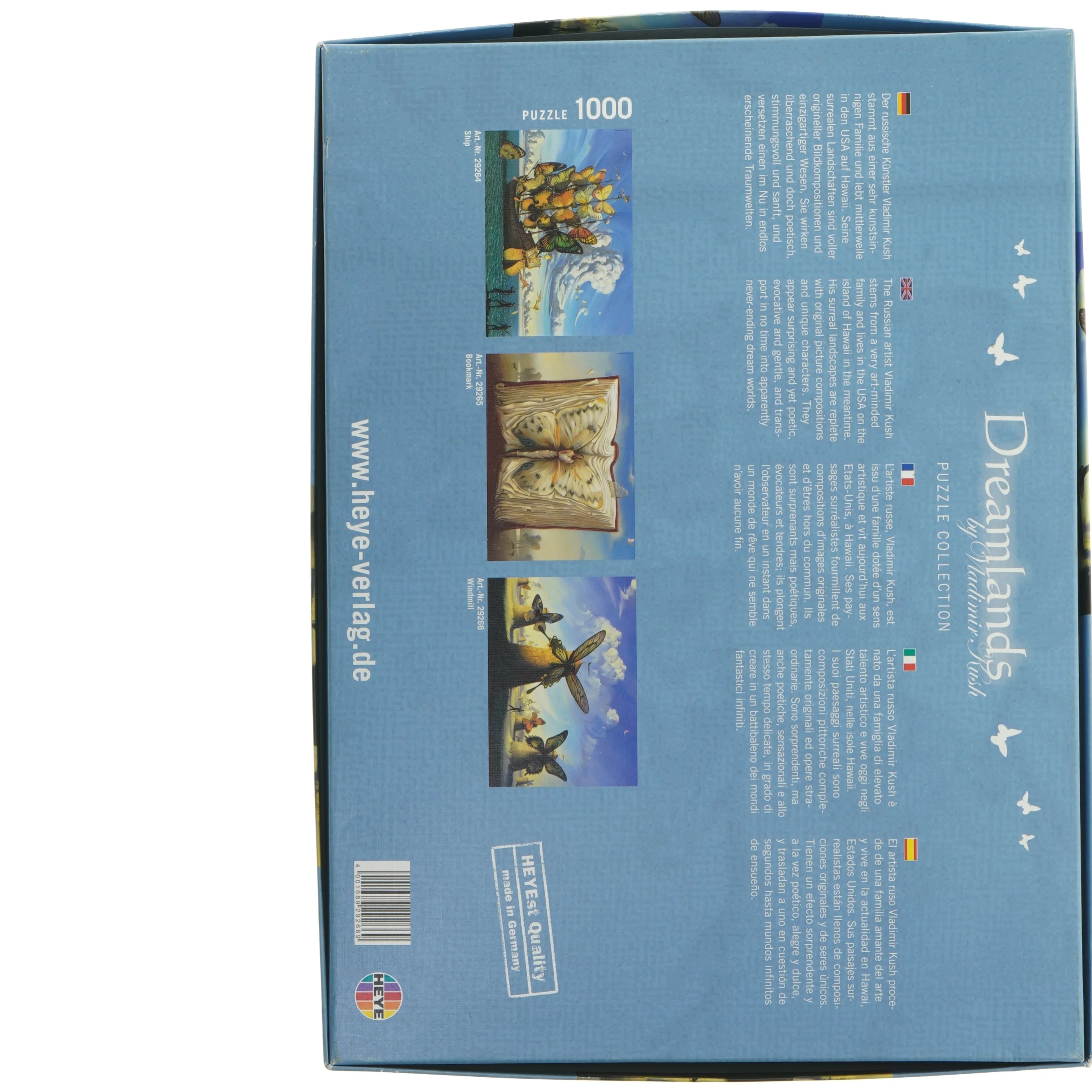 1000-brikker puslespil (str. 68 x 48 cm)