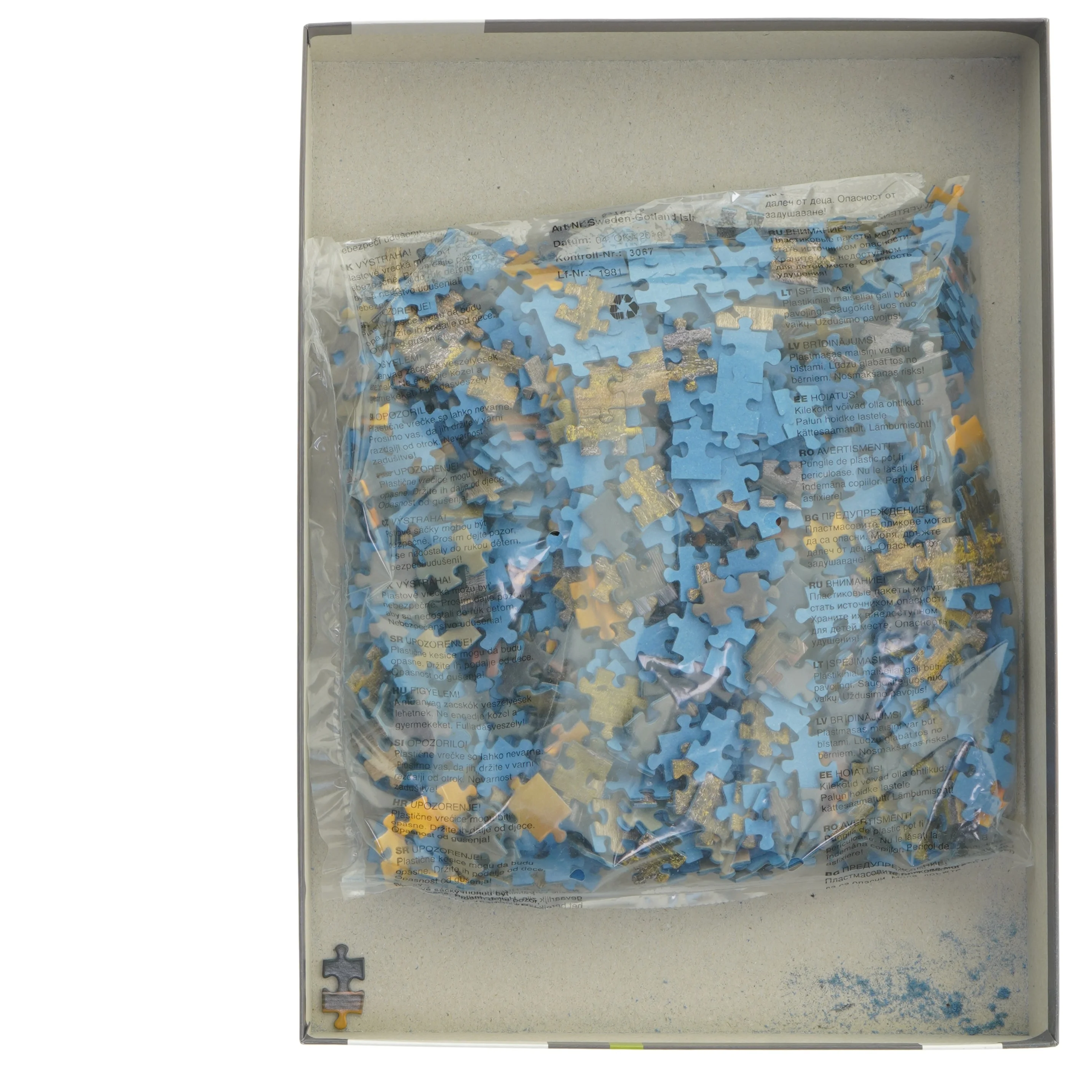 Puslespil med motiv fra Gotland (str. 68 x 48 cm)