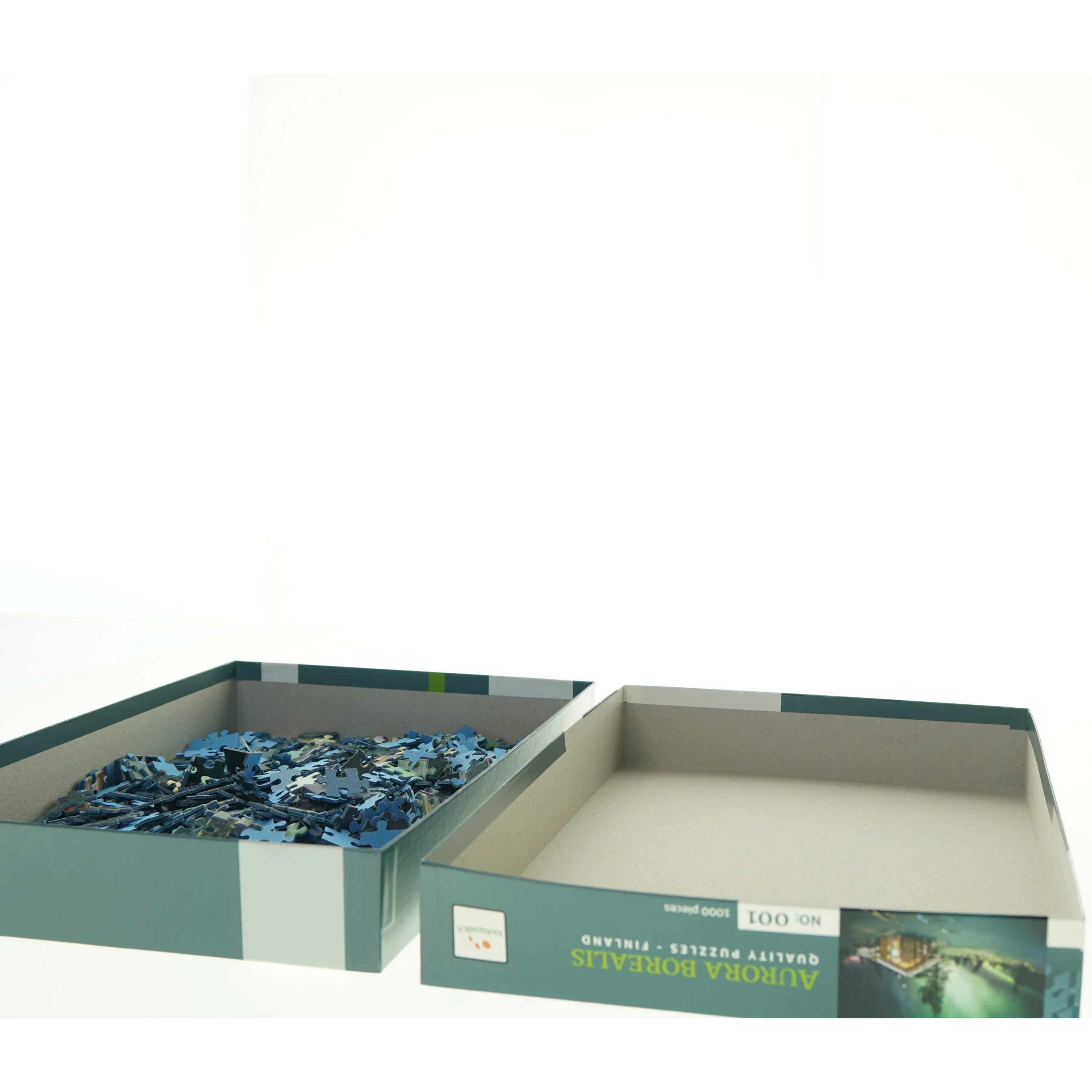 Puslespil med Aurora Borealis motiv (str. 68 x 480 mm)