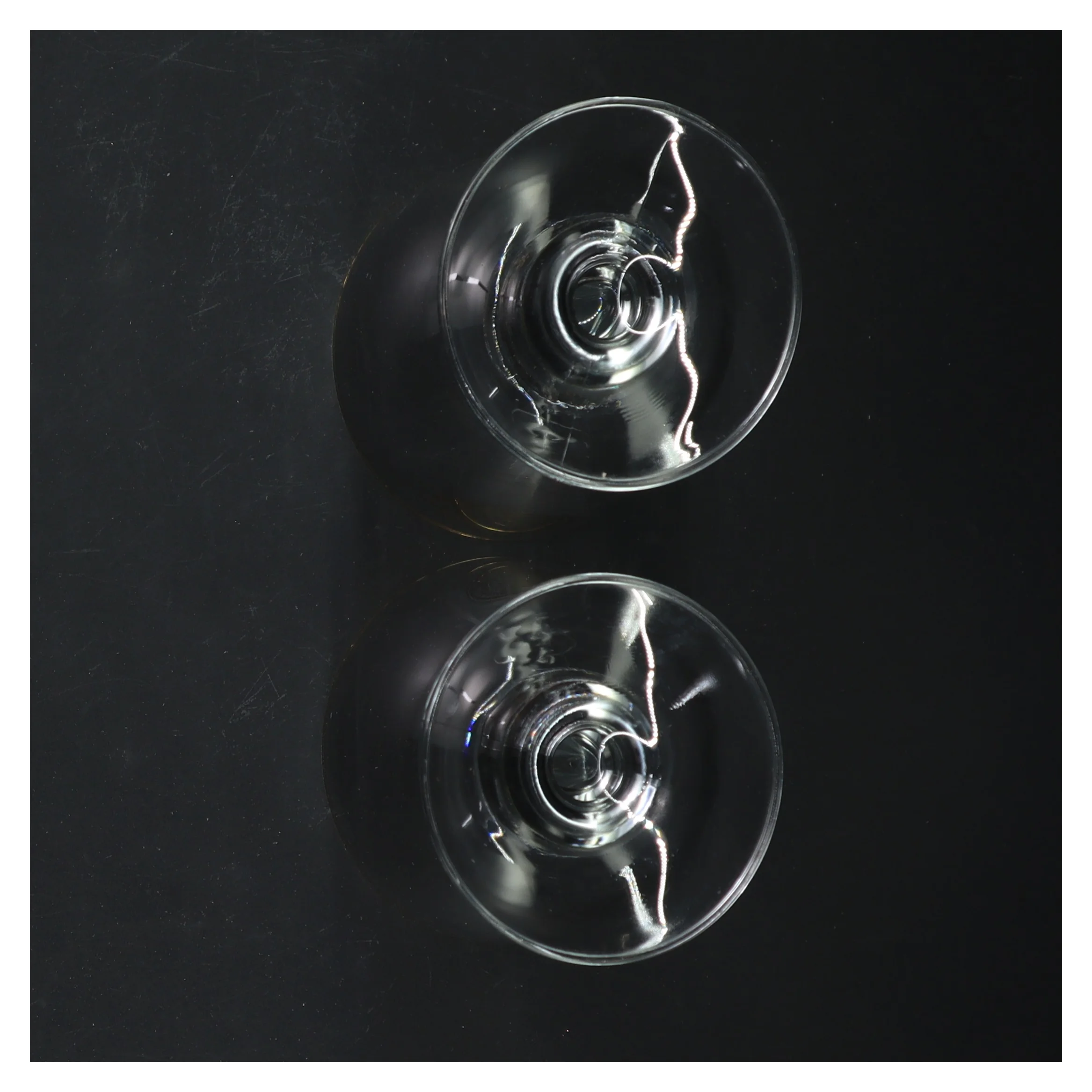 Ølglas med guldkant (str. 15 cm)