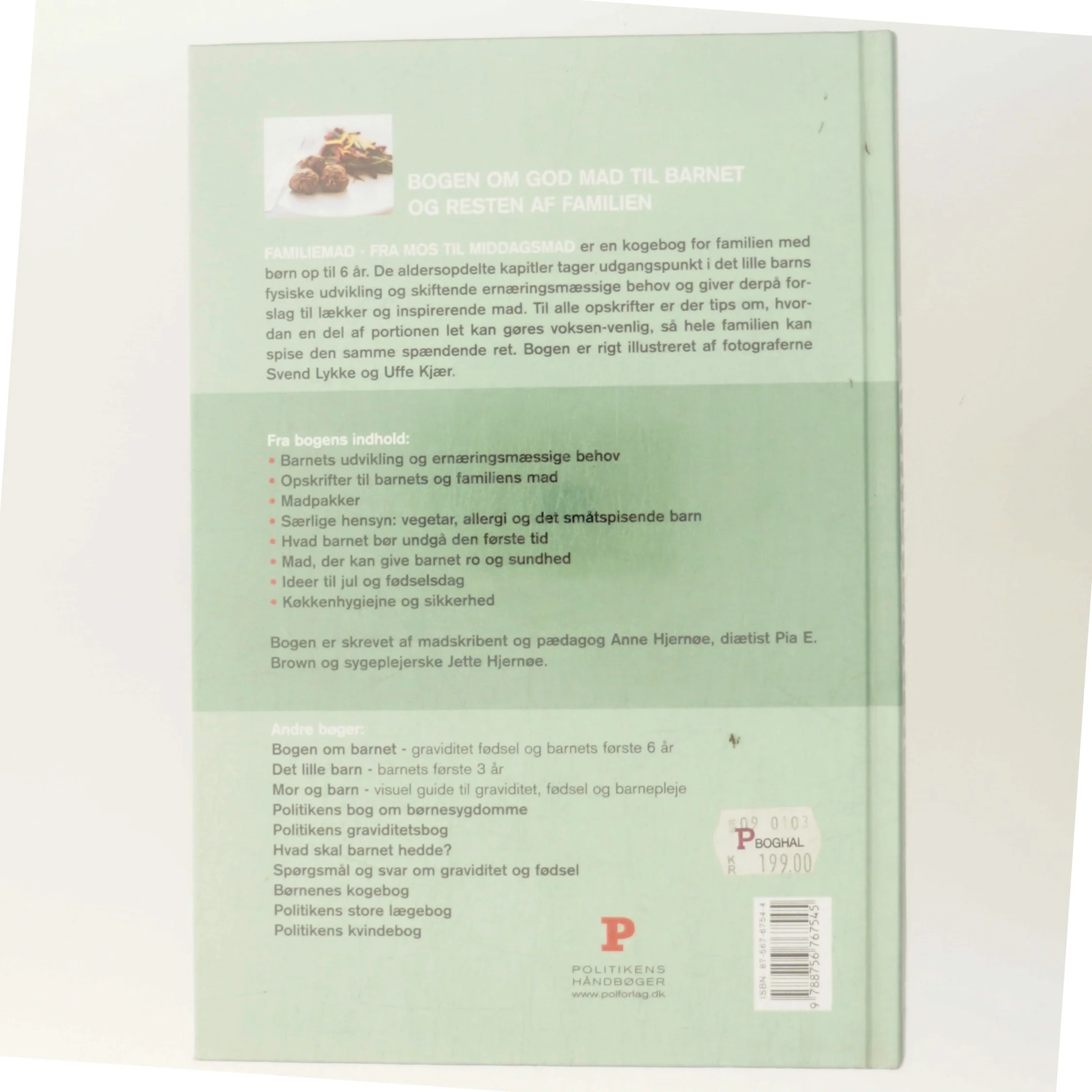 Familiemad : fra mos til middagsmad (Bog)