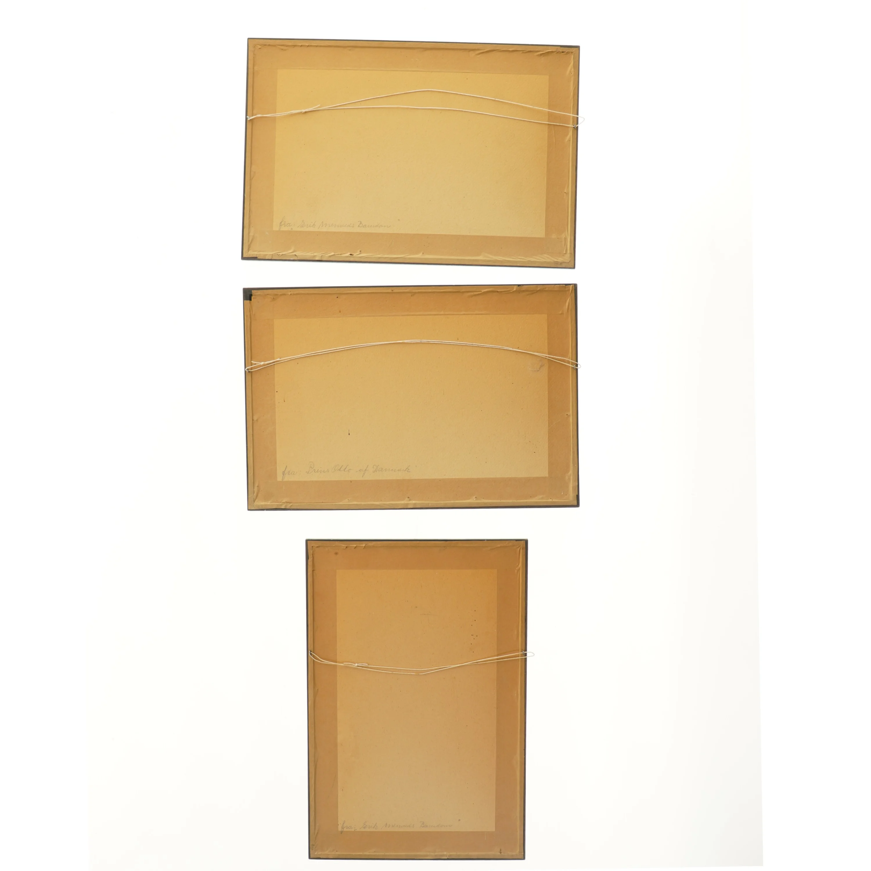 Tegninger i ramme (str. 40x27,5 cm)