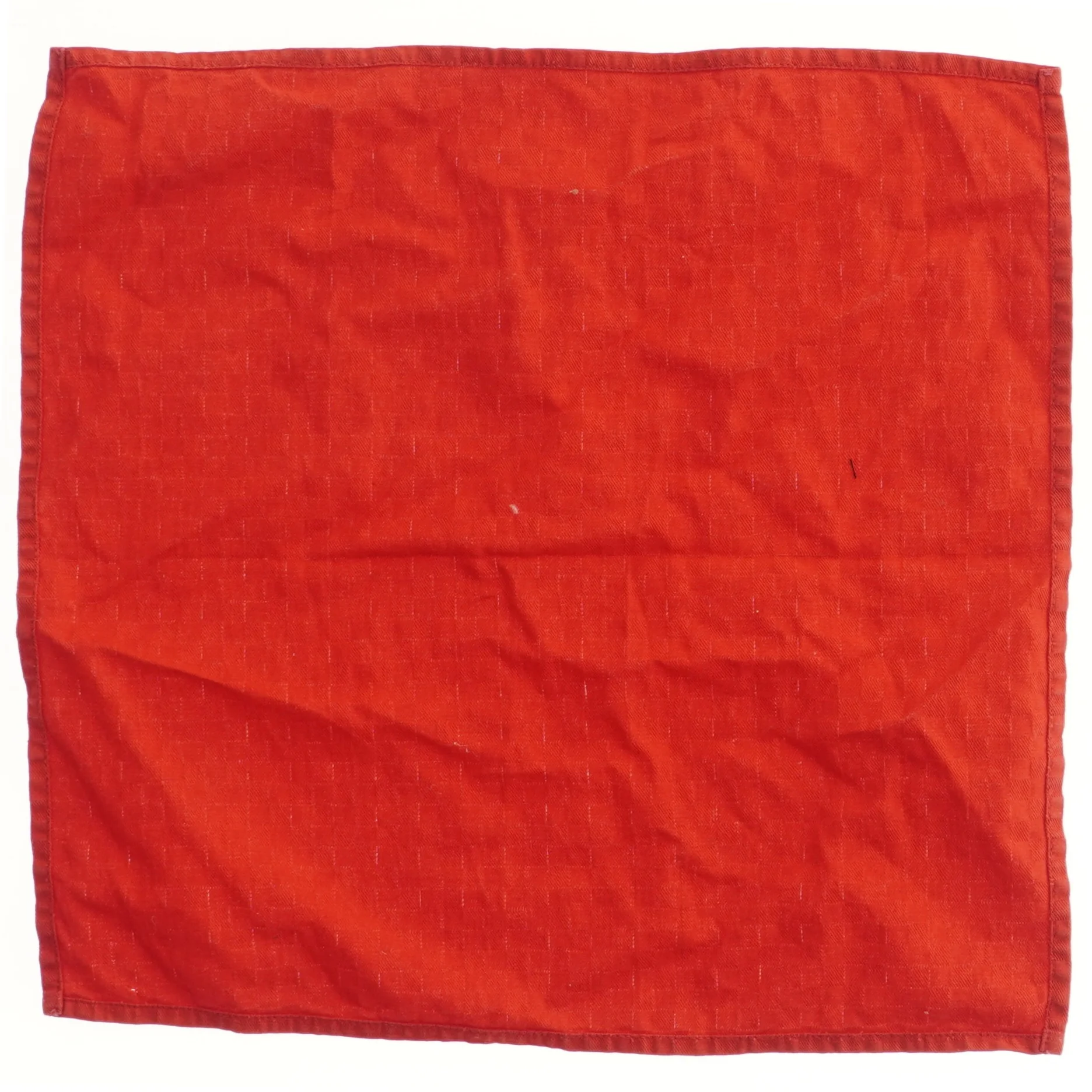 Rødt stofserviet (str. 36x37 cm)