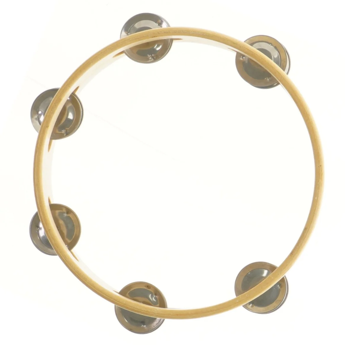 Tamburin med træramme (str. Ø 20 cm)