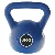 Blå 6 kg kettlebell (str. 6 kg 24 cm)