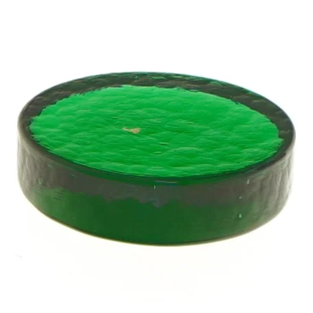 Hinkesten i grønt glas (str. Ø 6 cm) (str. Ø 6 cm)