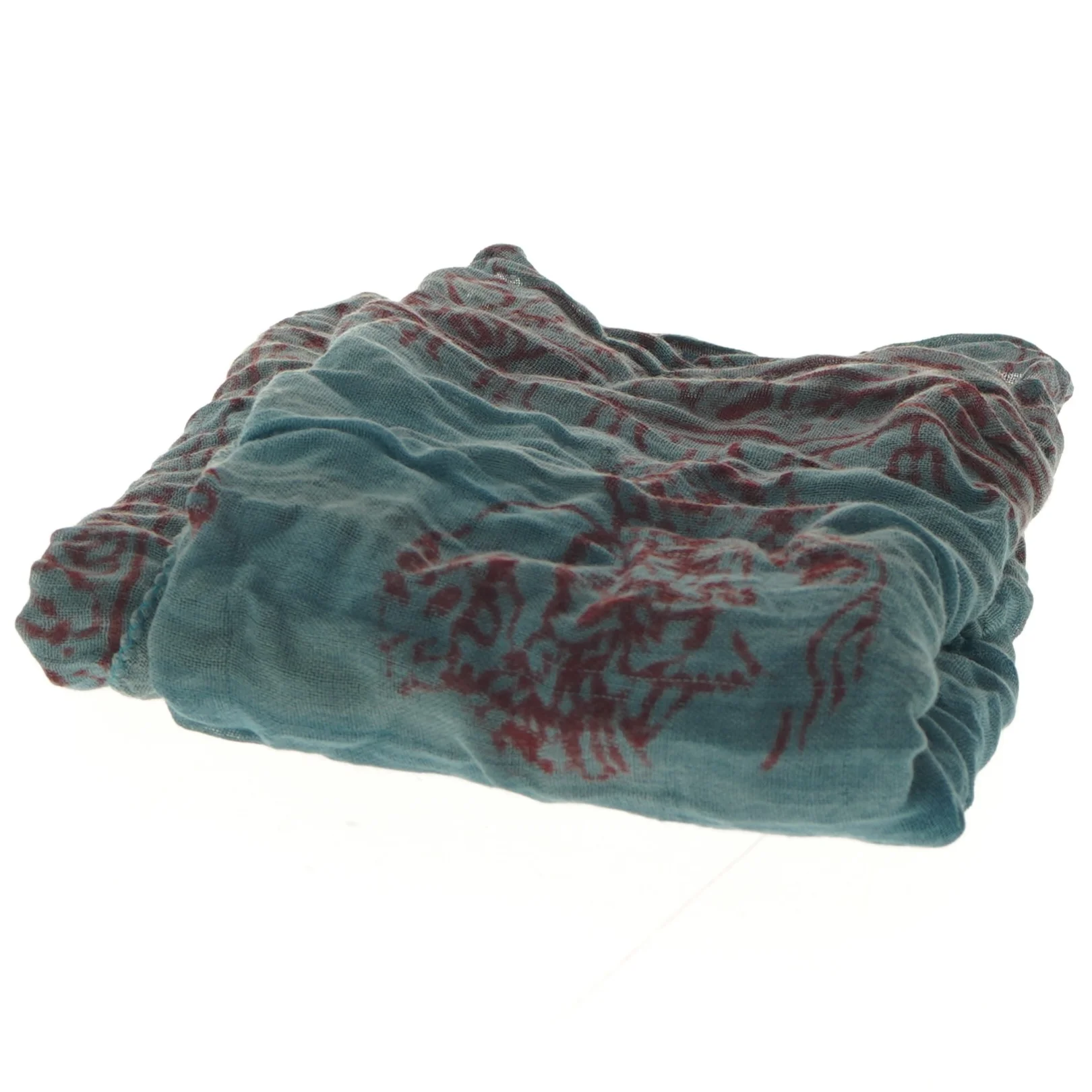 Mønstret tørklæde 53x168 cm (str. 53x168 cm)