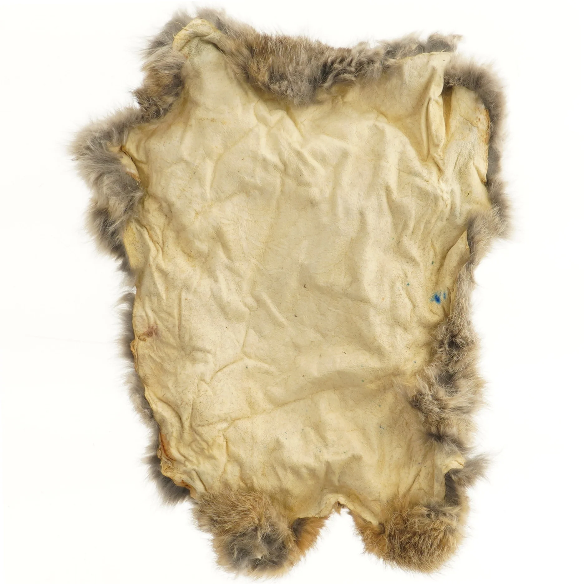 Brun kanin pelsstykke (str. 40x30 cm)