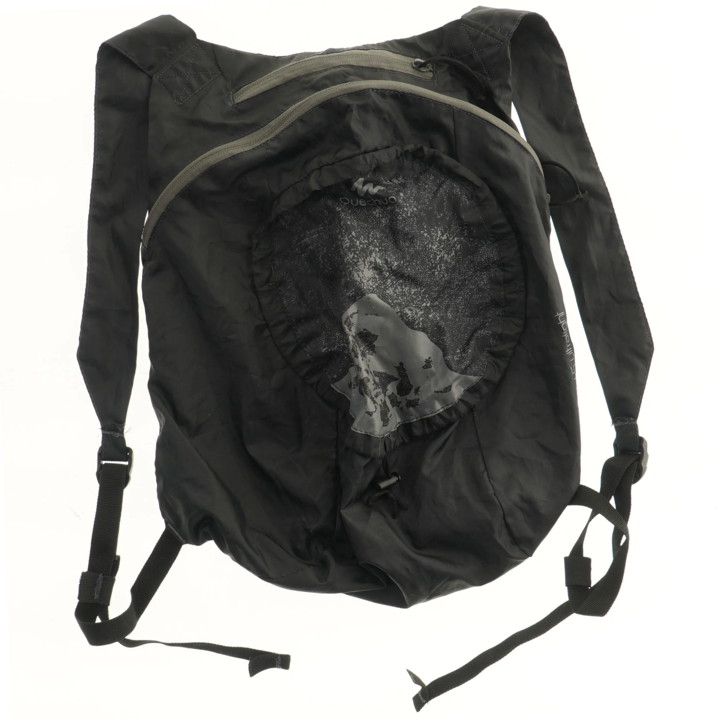 Sort vandrerygsæk (str. 43x34 cm)