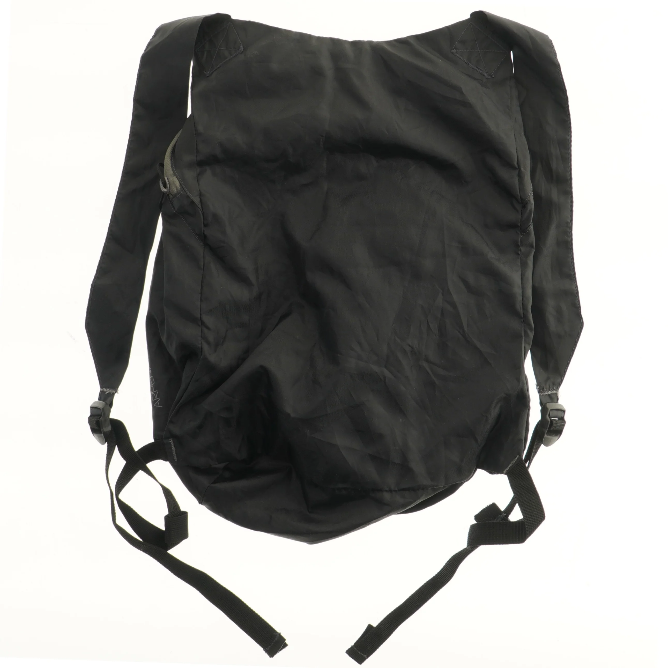 Sort vandrerygsæk (str. 43x34 cm)