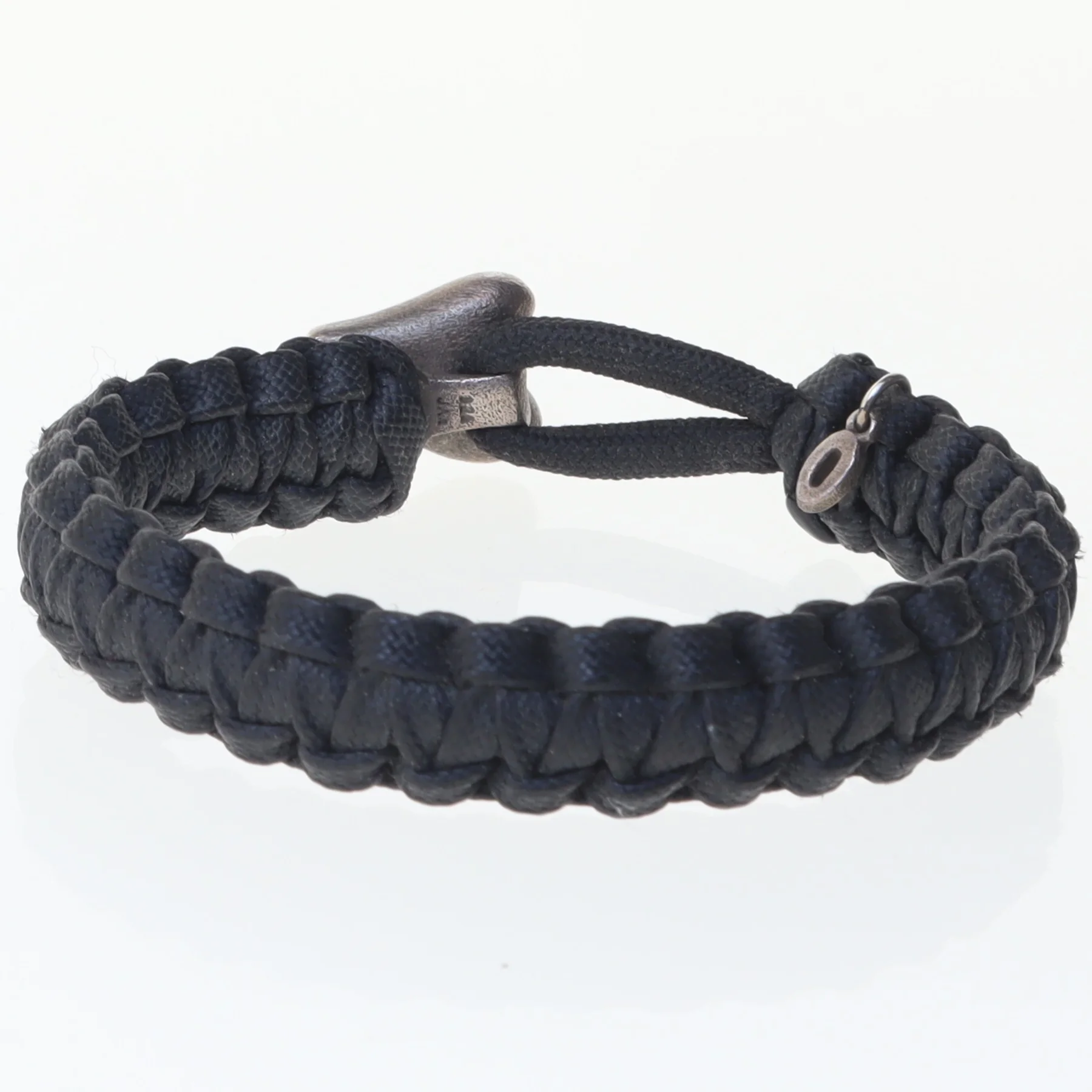 “From Soldier to Soldier” støttearmbånd hjerteformet lukning med zirkon  (str. Ø 7 cm)