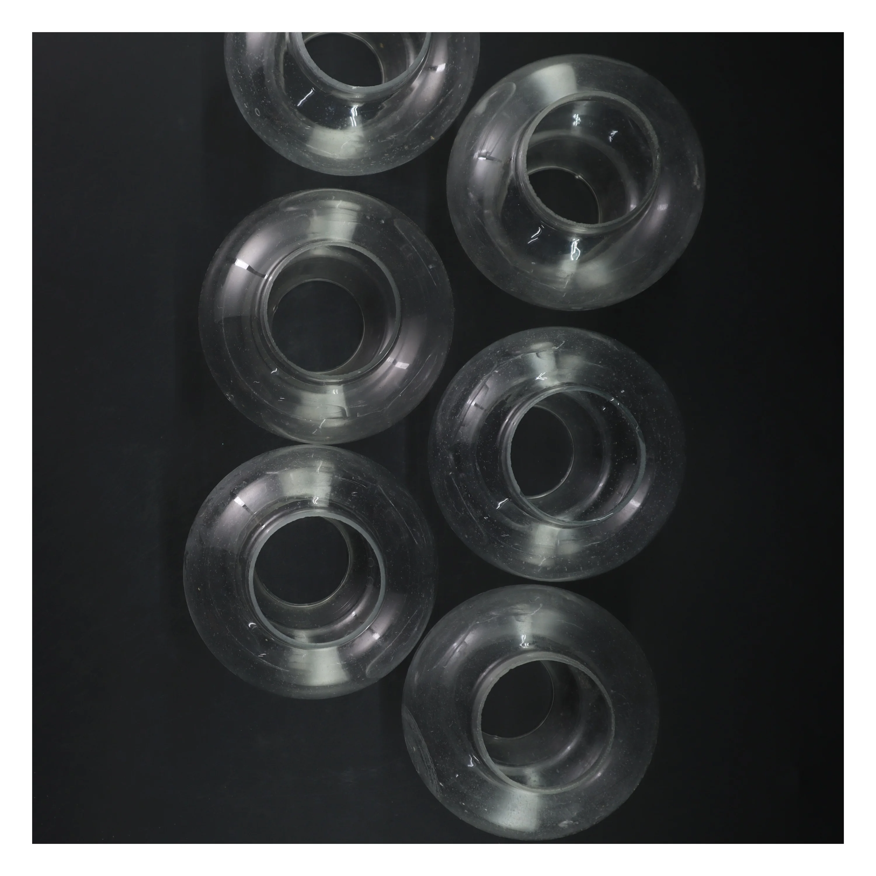 Glas lampeskærme fra Dansk Unimport (str. 6 styk, 14 cm)