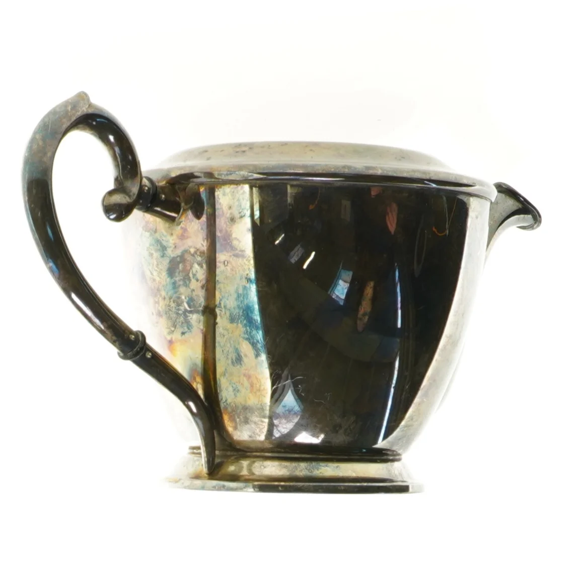 Vintage messing tekande (str. 23 x 10 x 12 cm)