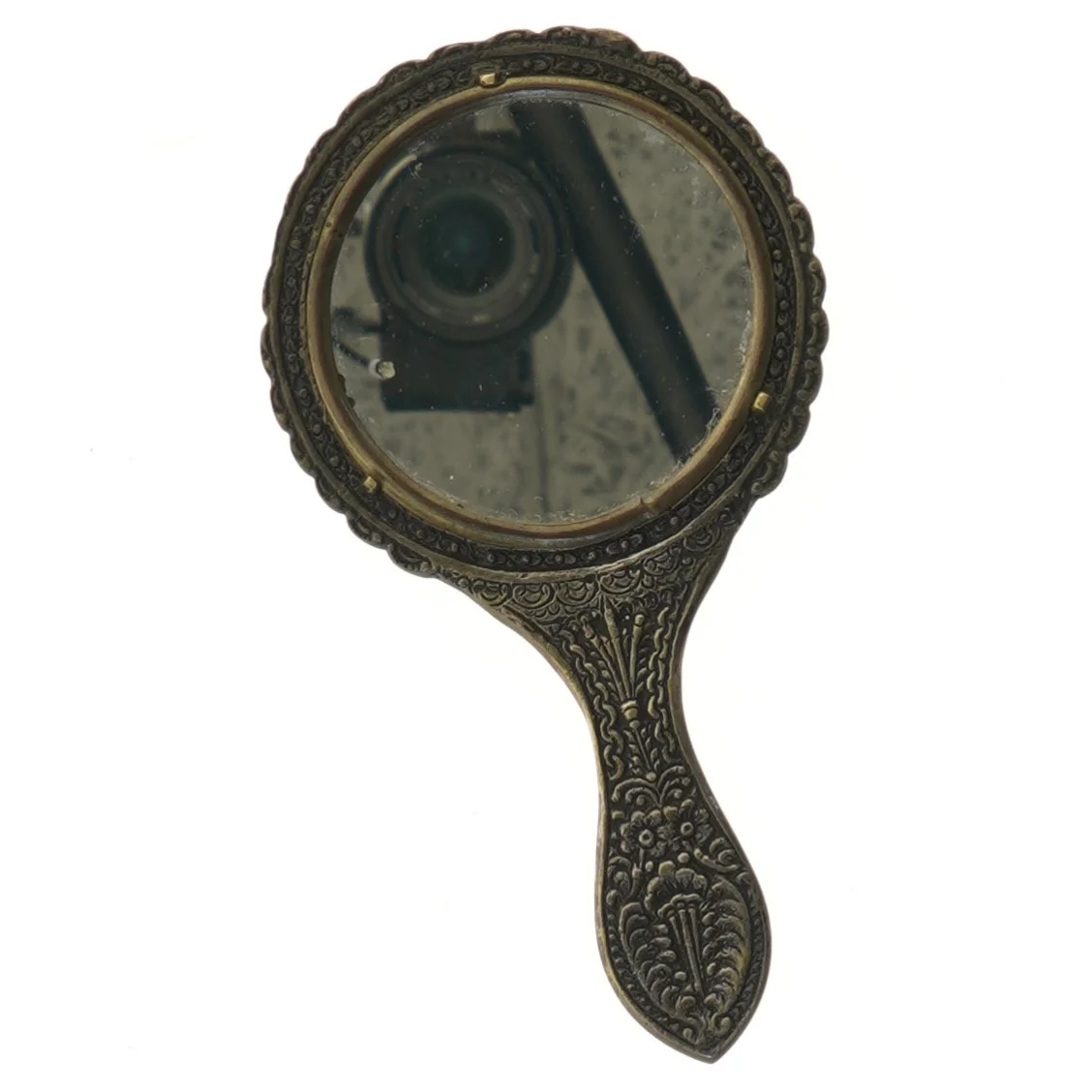 Vintage håndspejl (str. 22x12 cm)