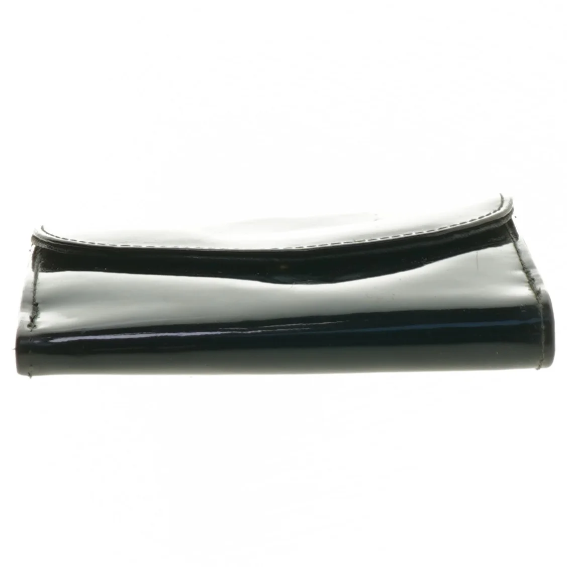 Sort læderpung (str. 14x10 cm)