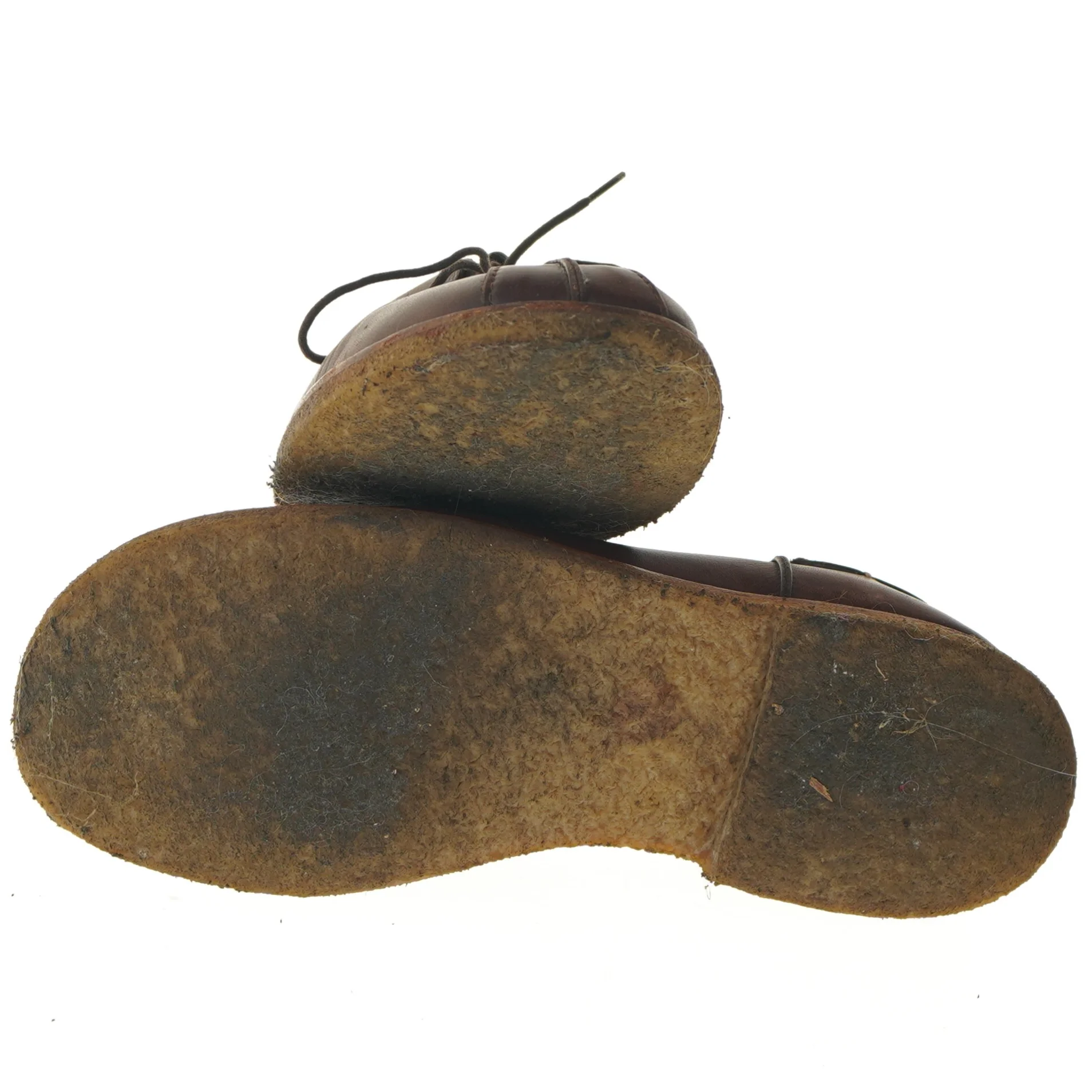 Brune lædersko fra Angulus fra Angulus (str. længde 28 cm)