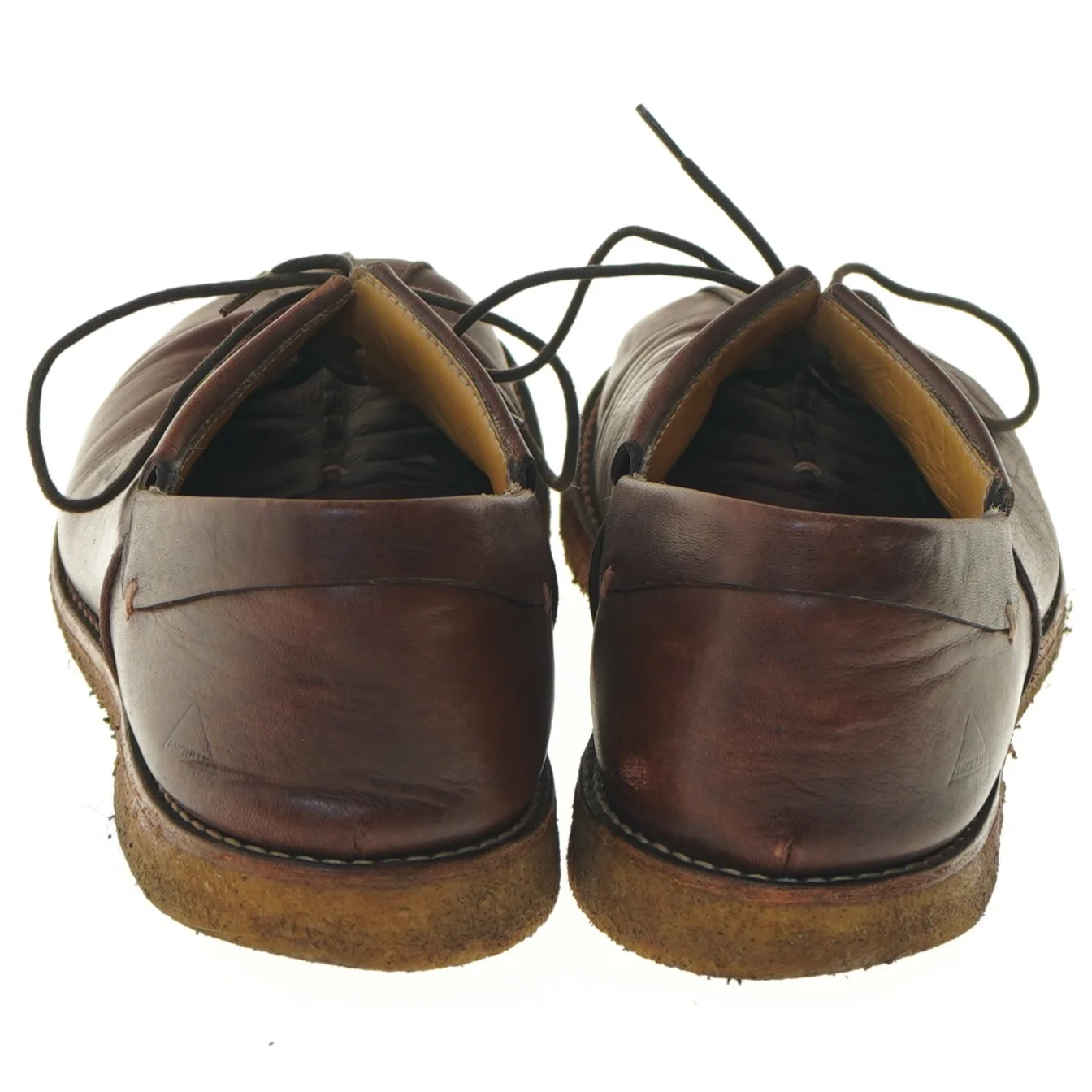 Brune lædersko fra Angulus fra Angulus (str. længde 28 cm)