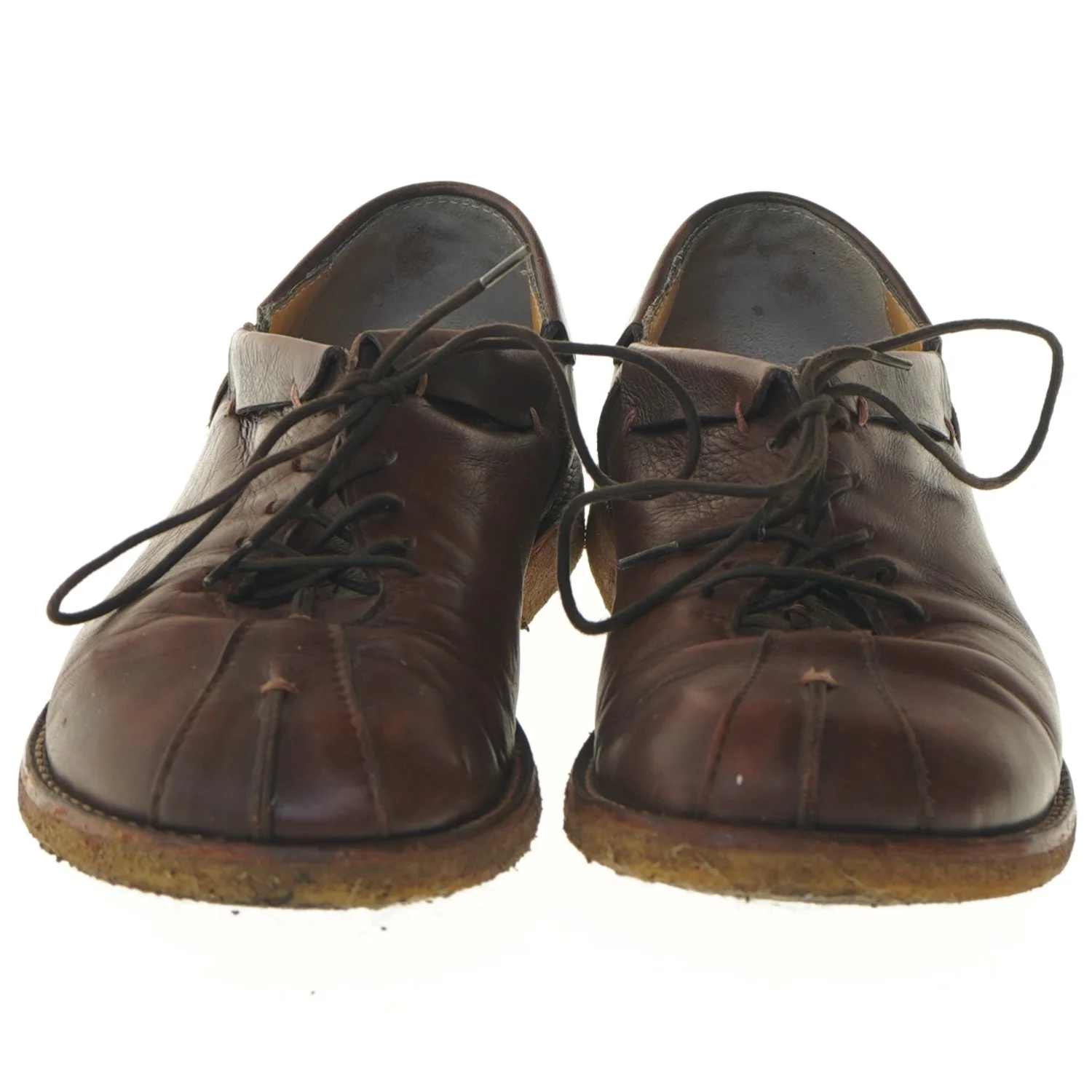 Brune lædersko fra Angulus fra Angulus (str. længde 28 cm)