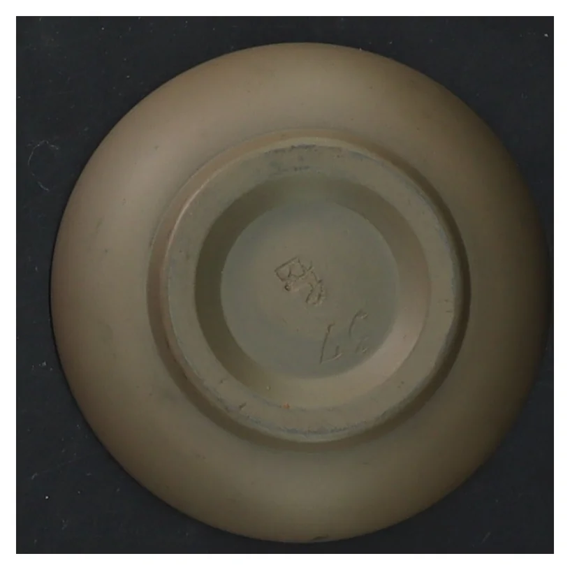 Lille dekorativ skål med fuglemotiv (str. 8x2,5 cm)