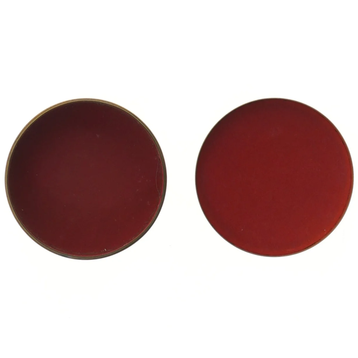 Messing opbevaringsæske (str. Ø 11x3,5 cm)