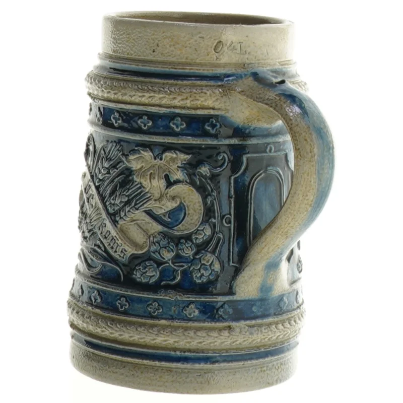 Vintage Keramik Ølkrus (str. 13 cm)