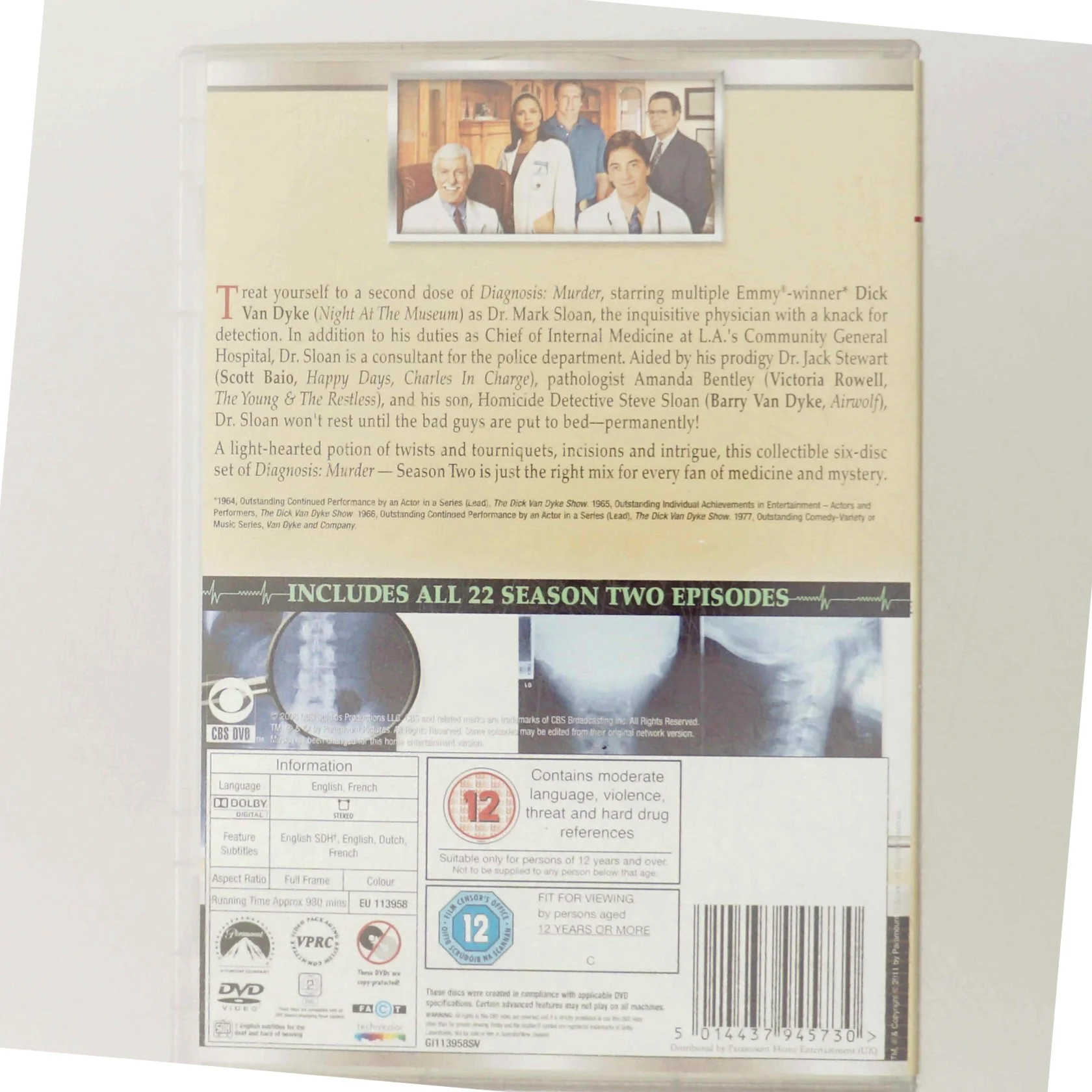 Diagnosis Murder: The Second Season DVD-sæt