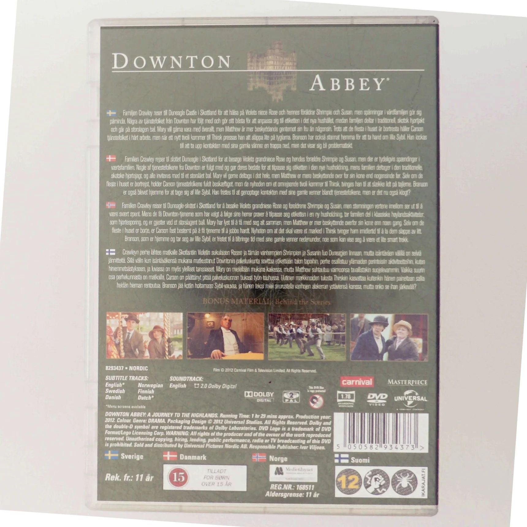 Downton Abbey DVD fra Universal