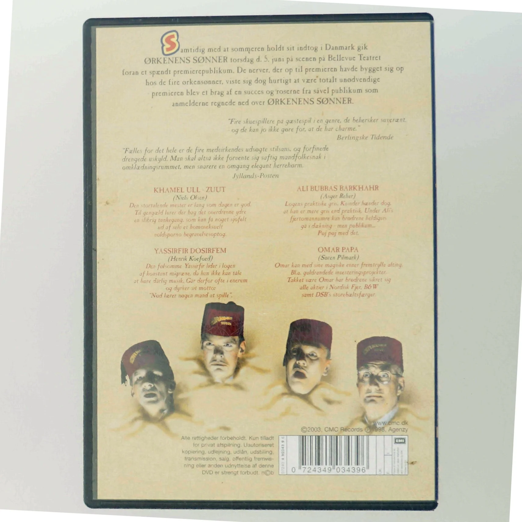 Ørkenens sønner, gå aldrig tilbage til en fuser