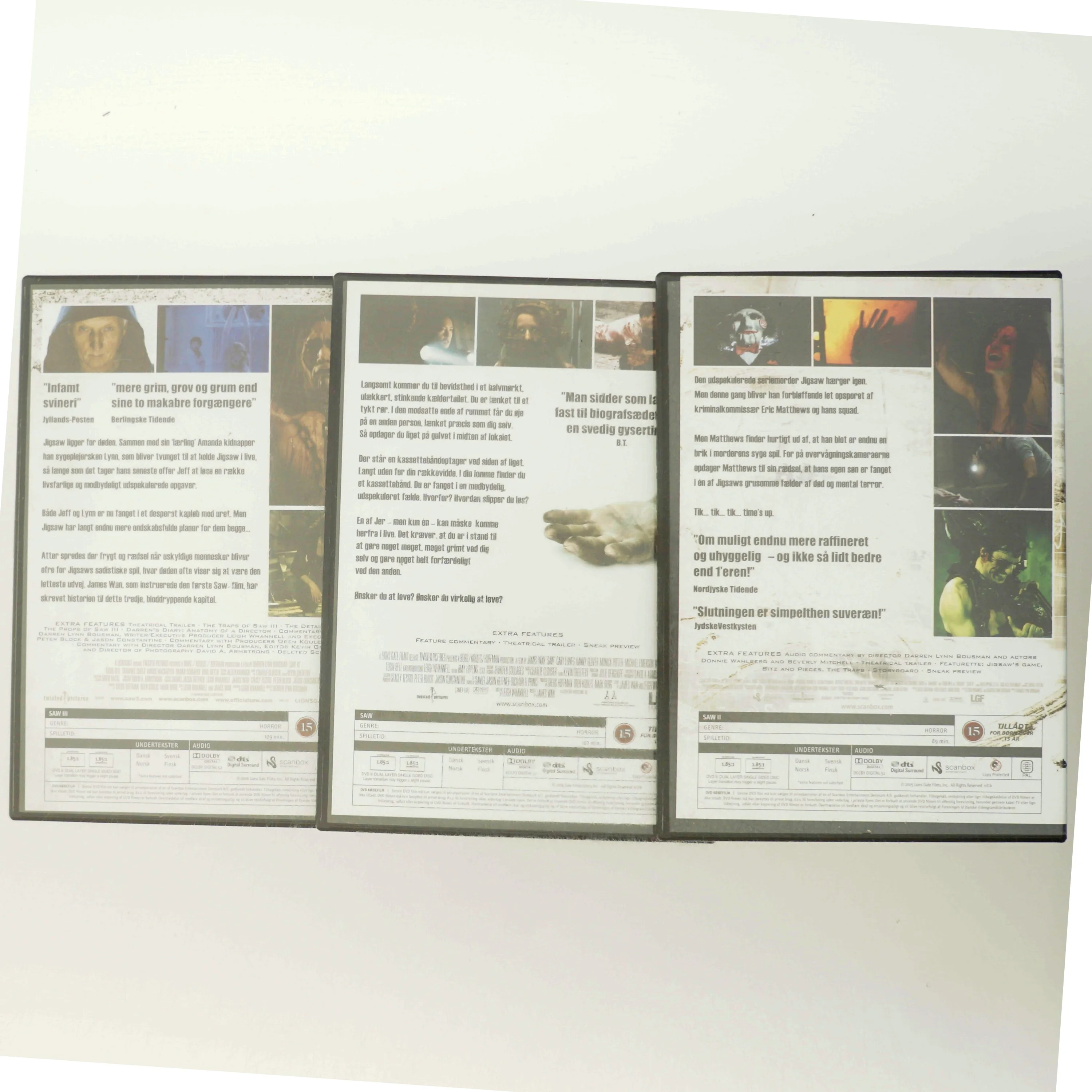 SAW DVD-trilogi