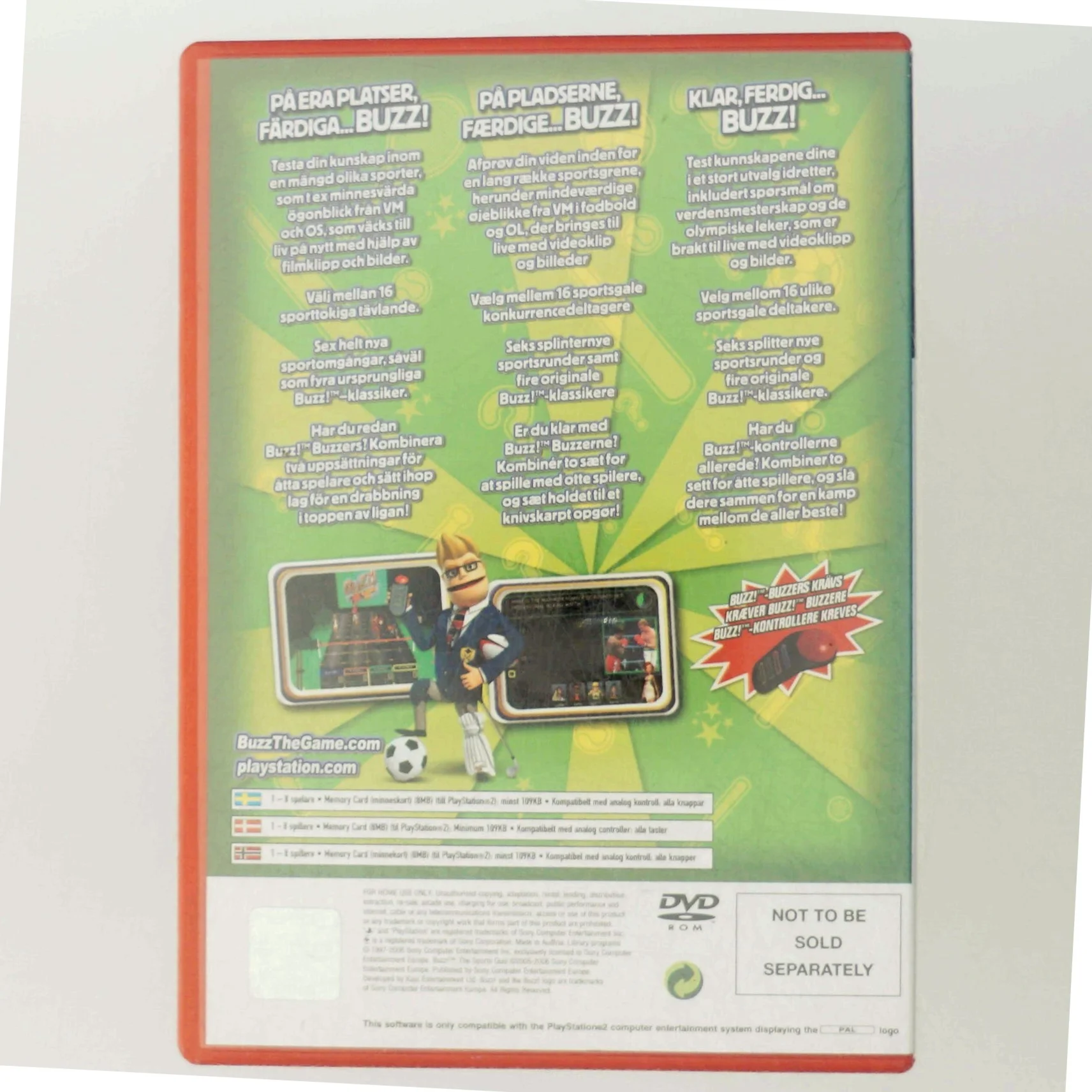 Buzz! The Sports Quiz til PlayStation 2 fra Sony