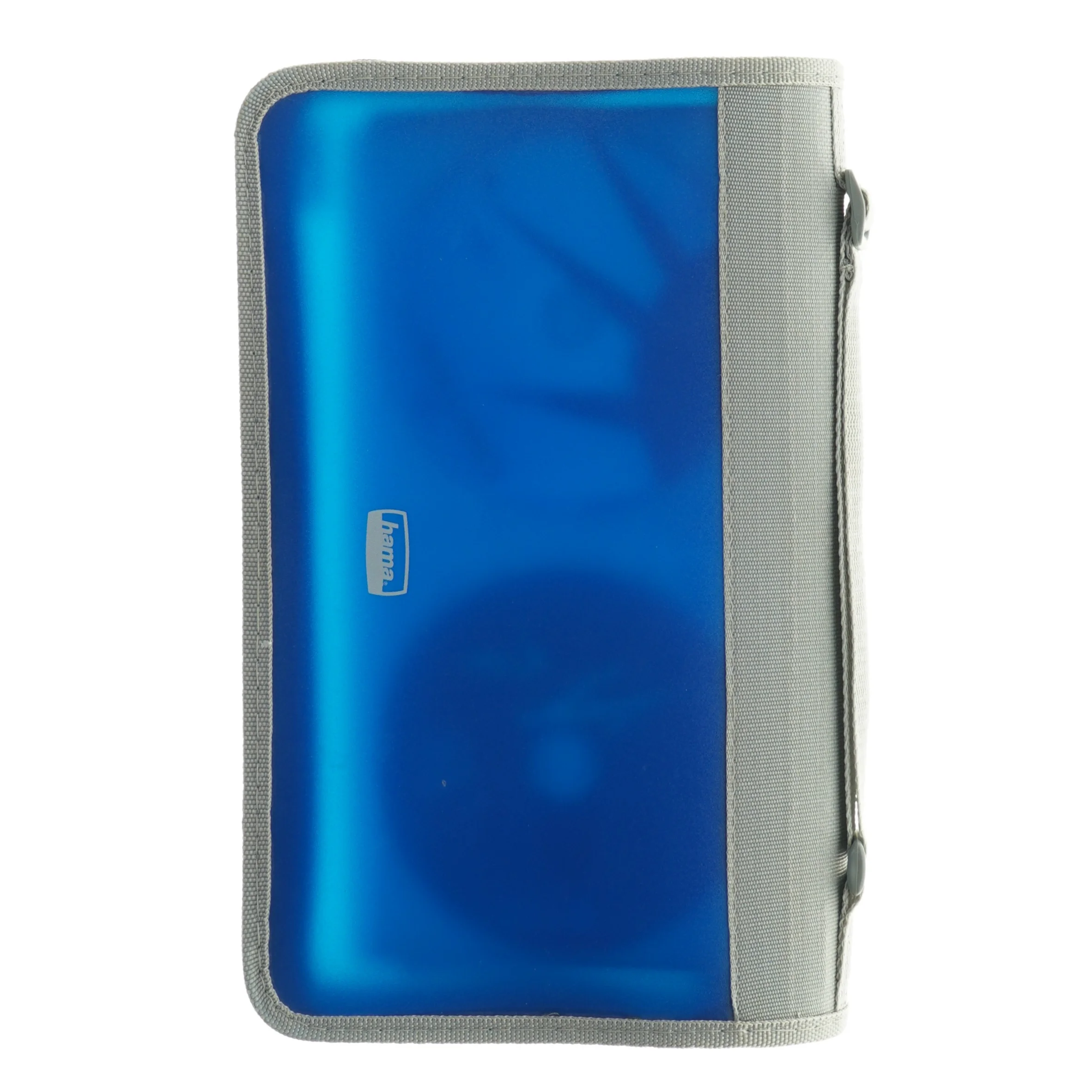 Blå dvd-opbevaringsmappe fra Hama