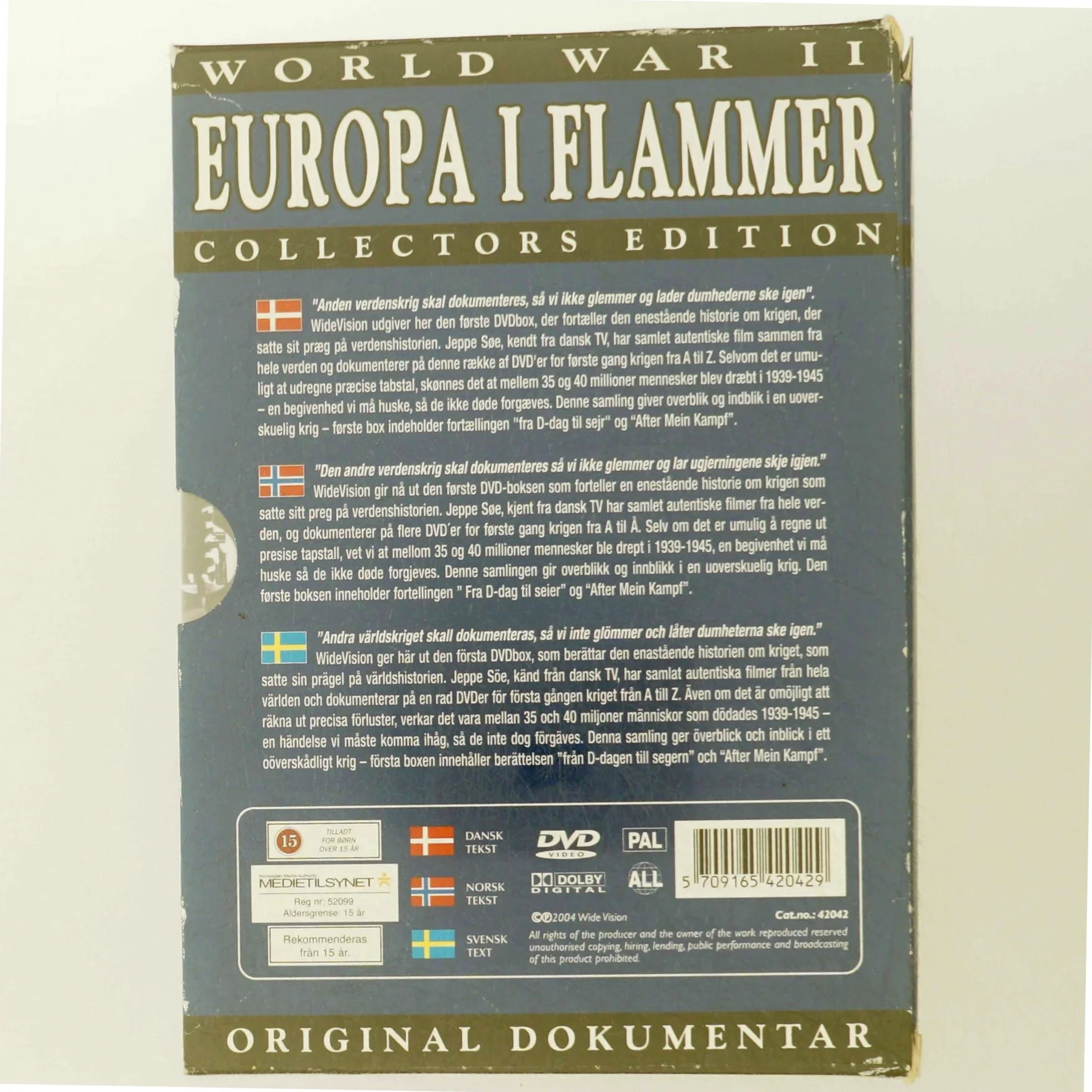 World War II Europa i Flammer DVD Boxset