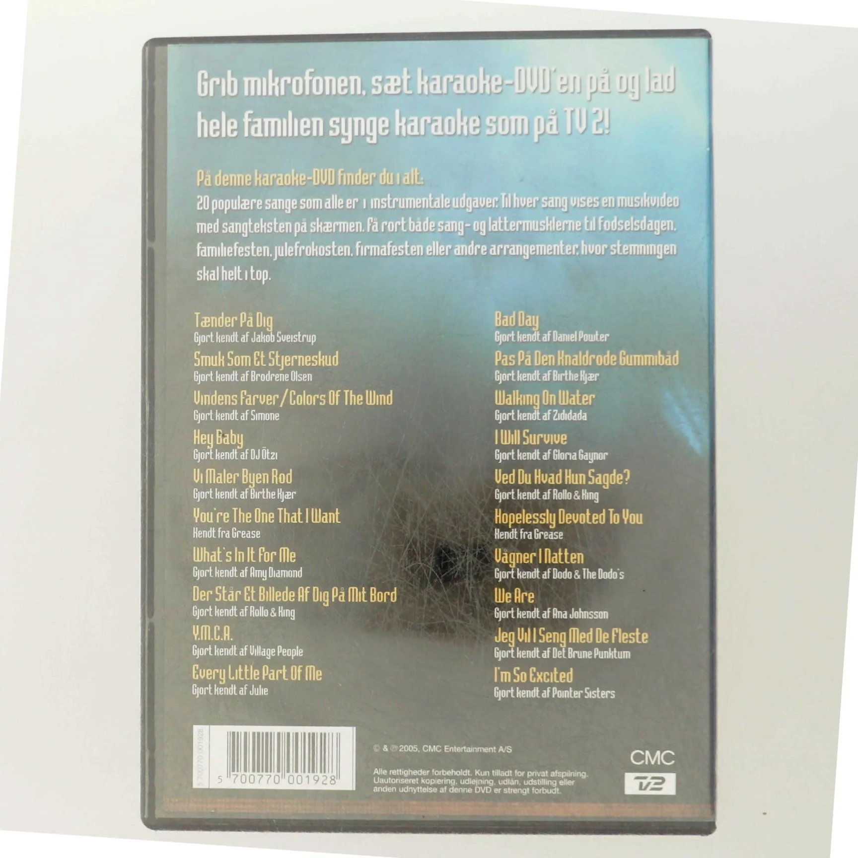 Karaoke DVD fra CMC Entertainment A/S